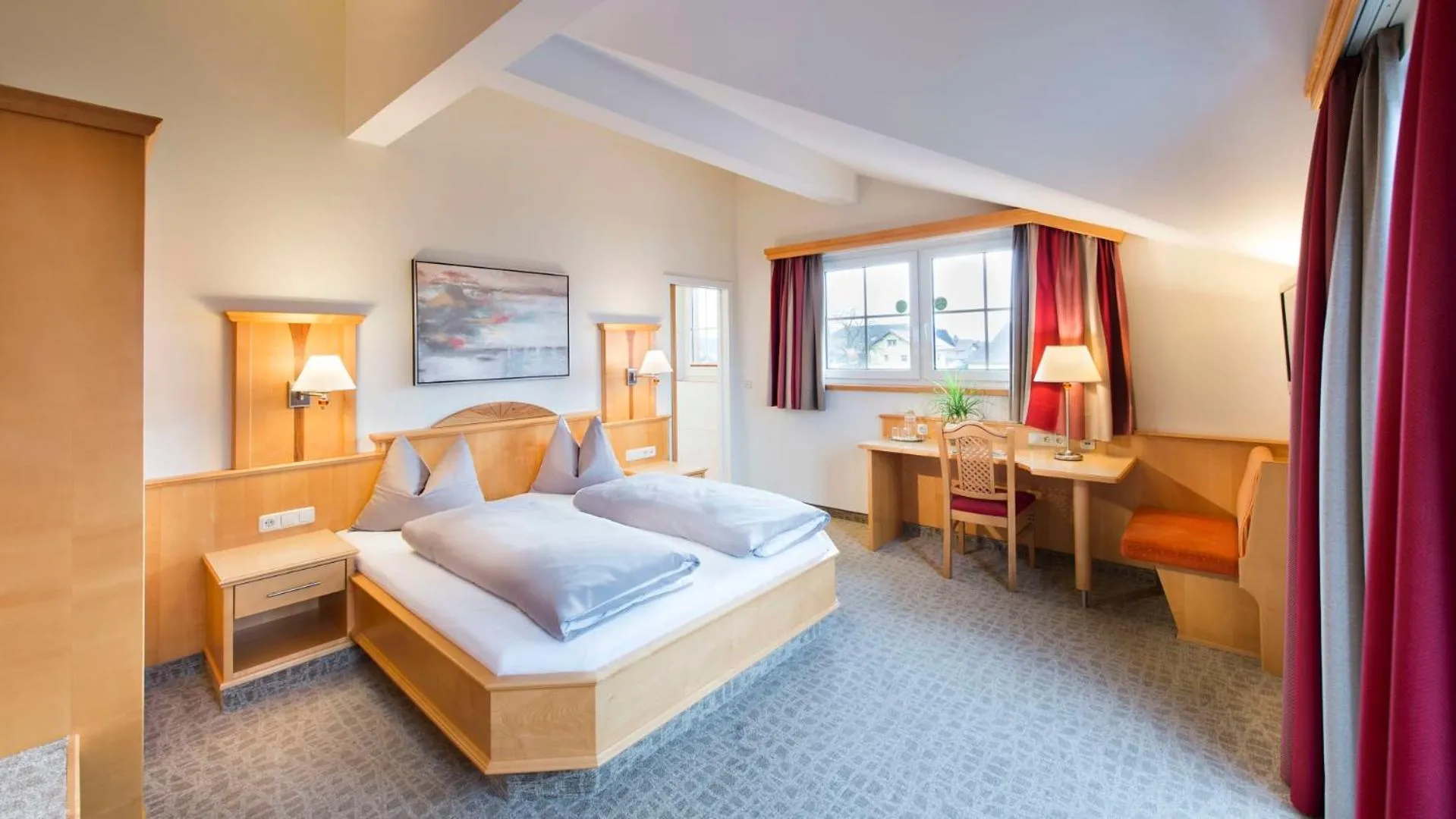 Bed in Hotel Königgut