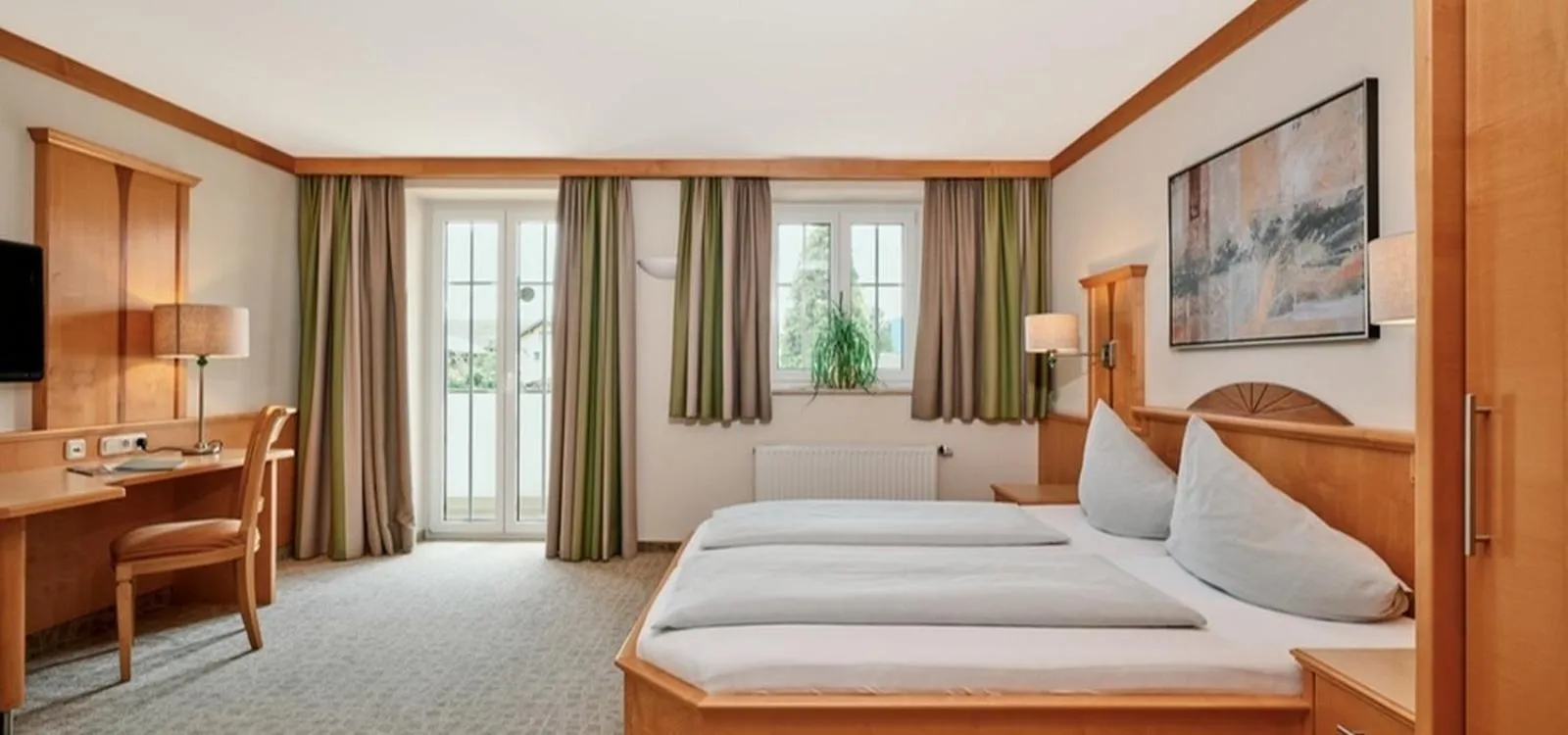 Bed in Hotel Königgut