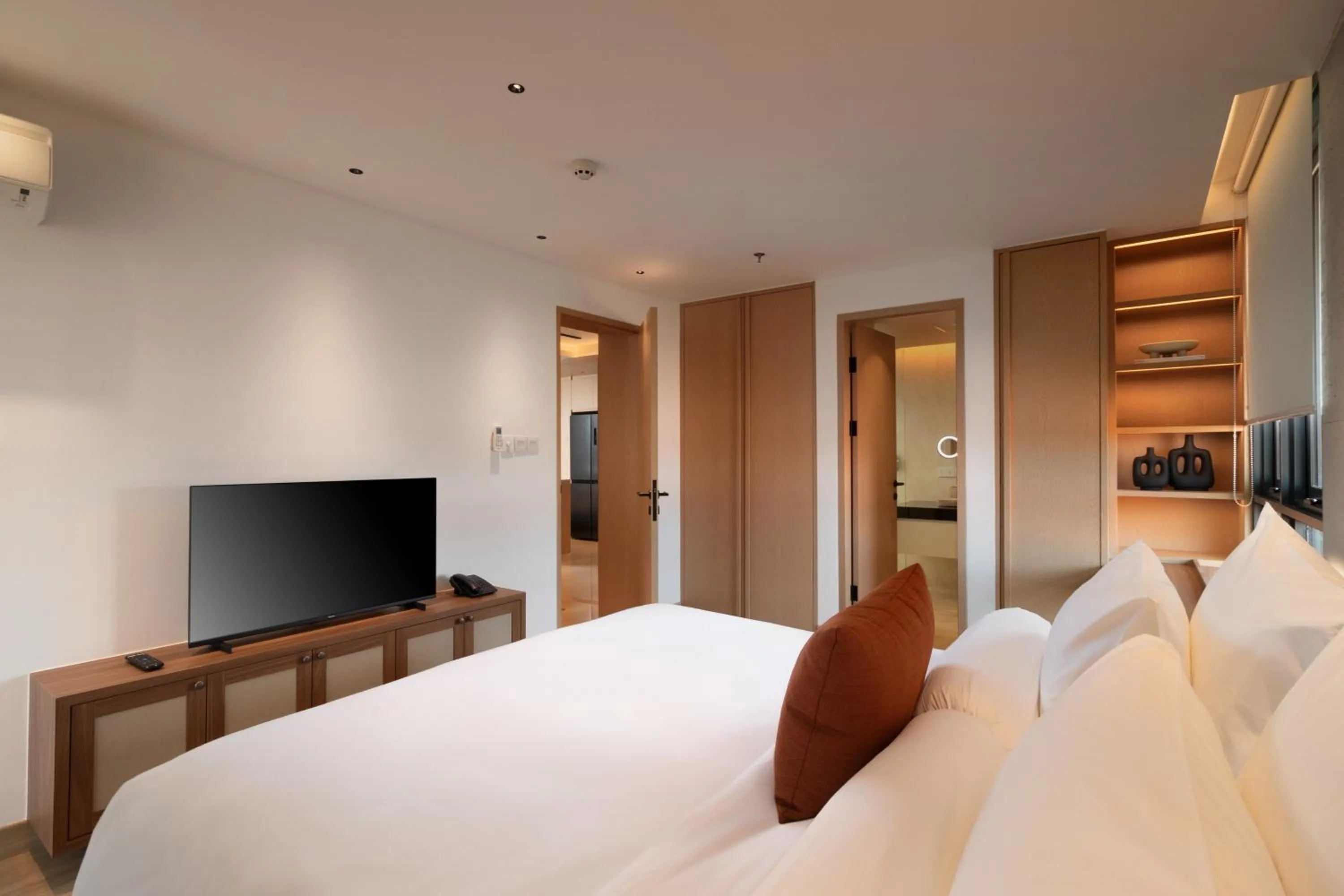 Bed in Beachwalk Residence