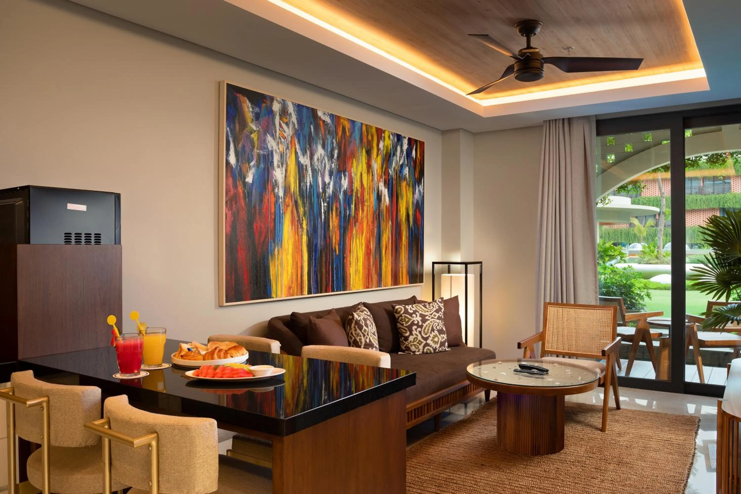 Living room in Beachwalk Residence