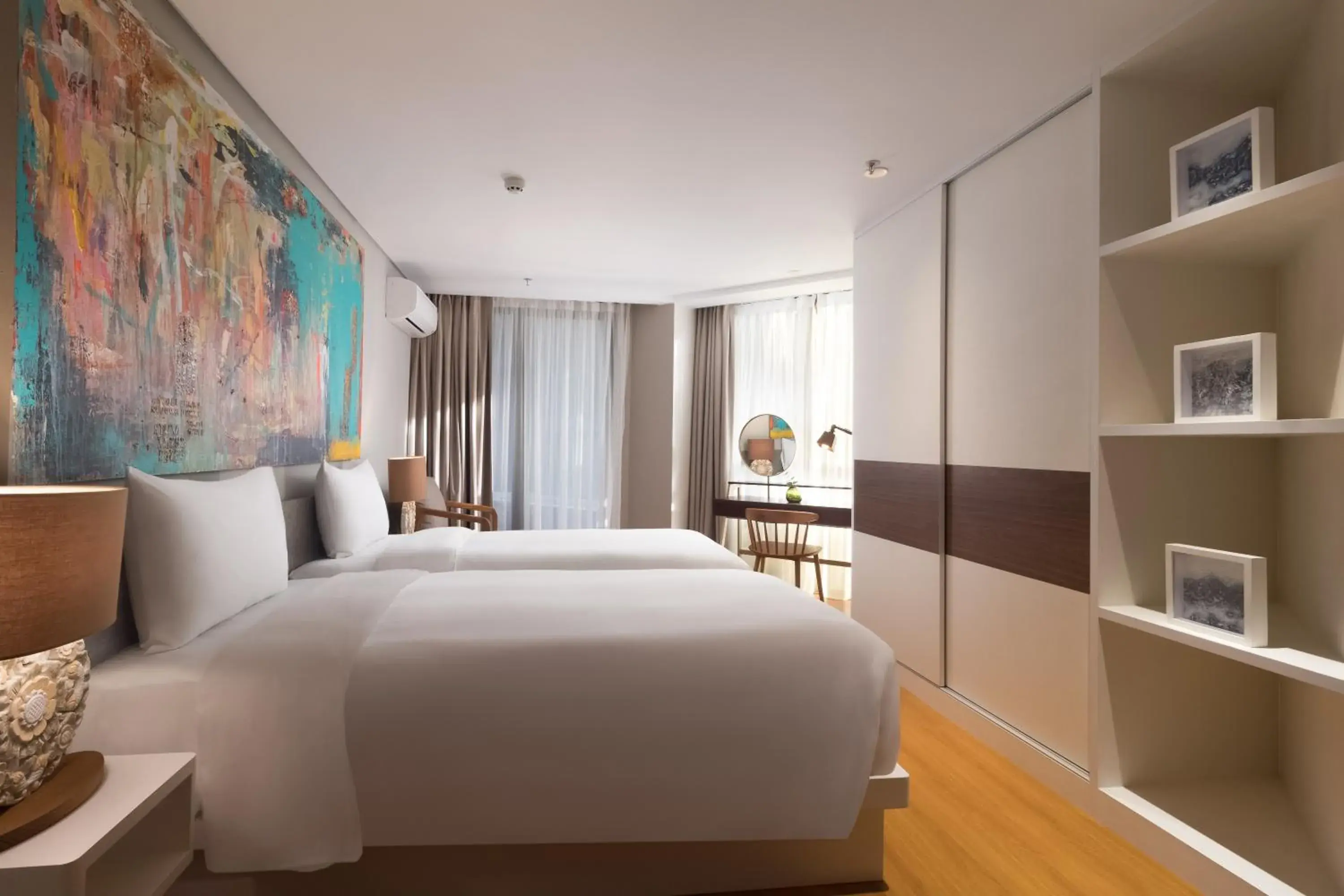 Bedroom, Bed in Beachwalk Residence Bedroom, Bed in Beachwalk Residence