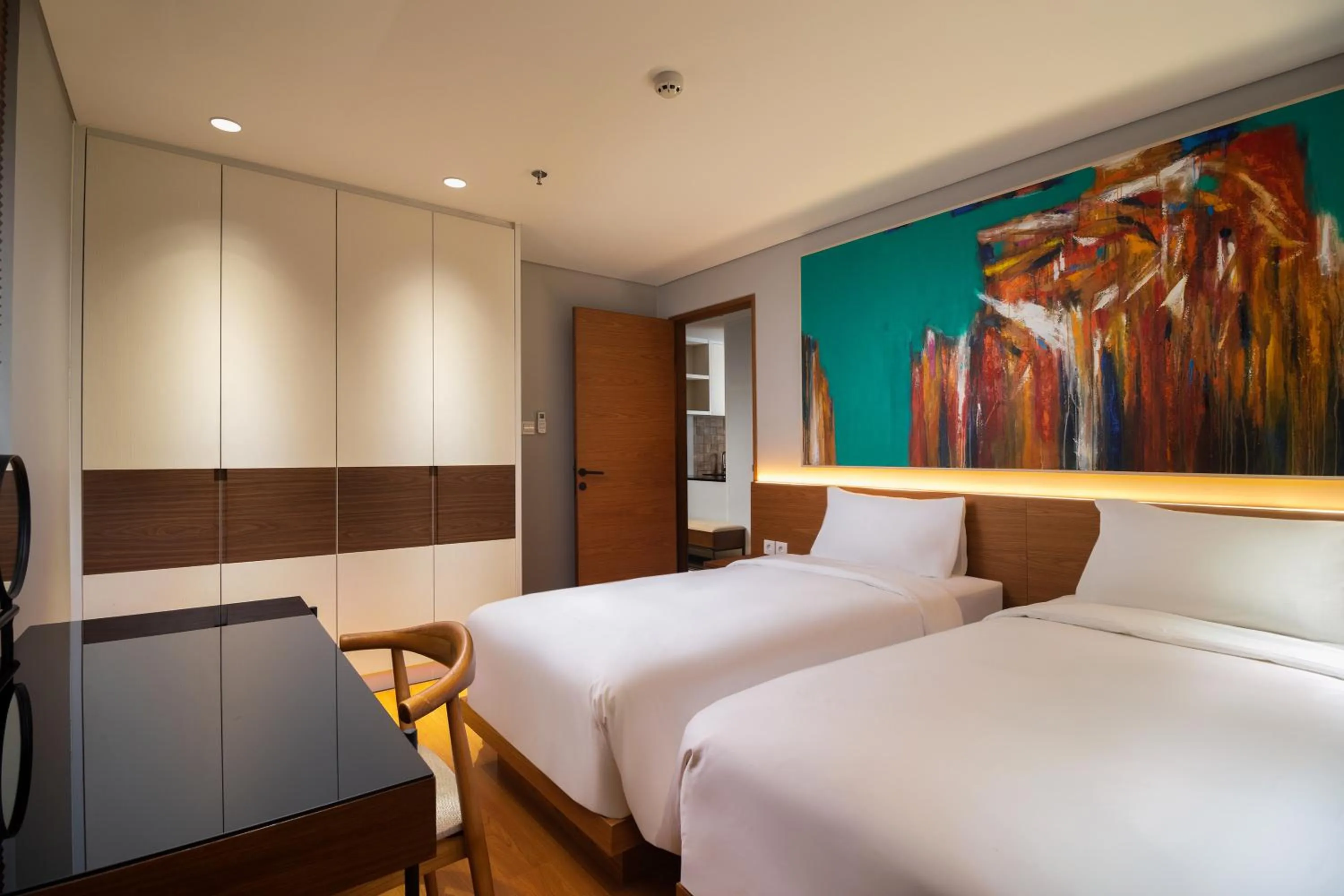 Bedroom, Bed in Beachwalk Residence