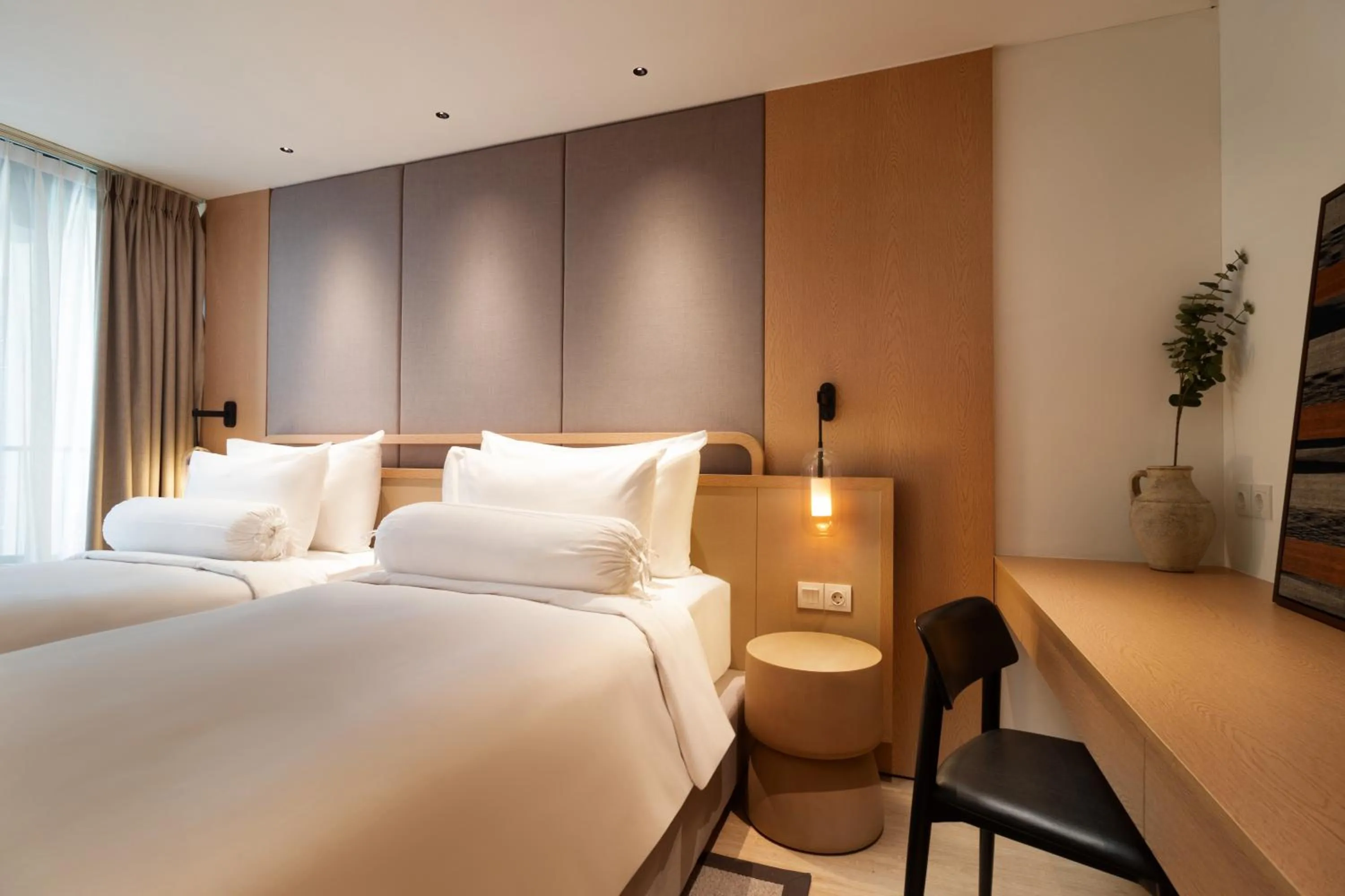 Bed in Beachwalk Residence