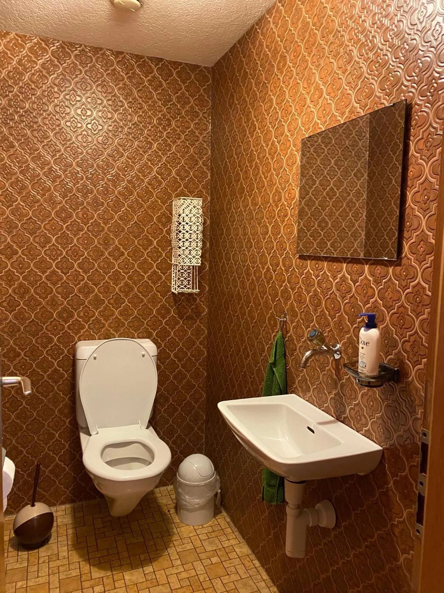 Toilet in Berghotel Gaffia