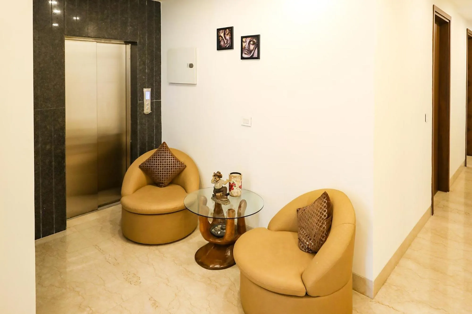 Seating area in FabHotel La Paz Stay B&B