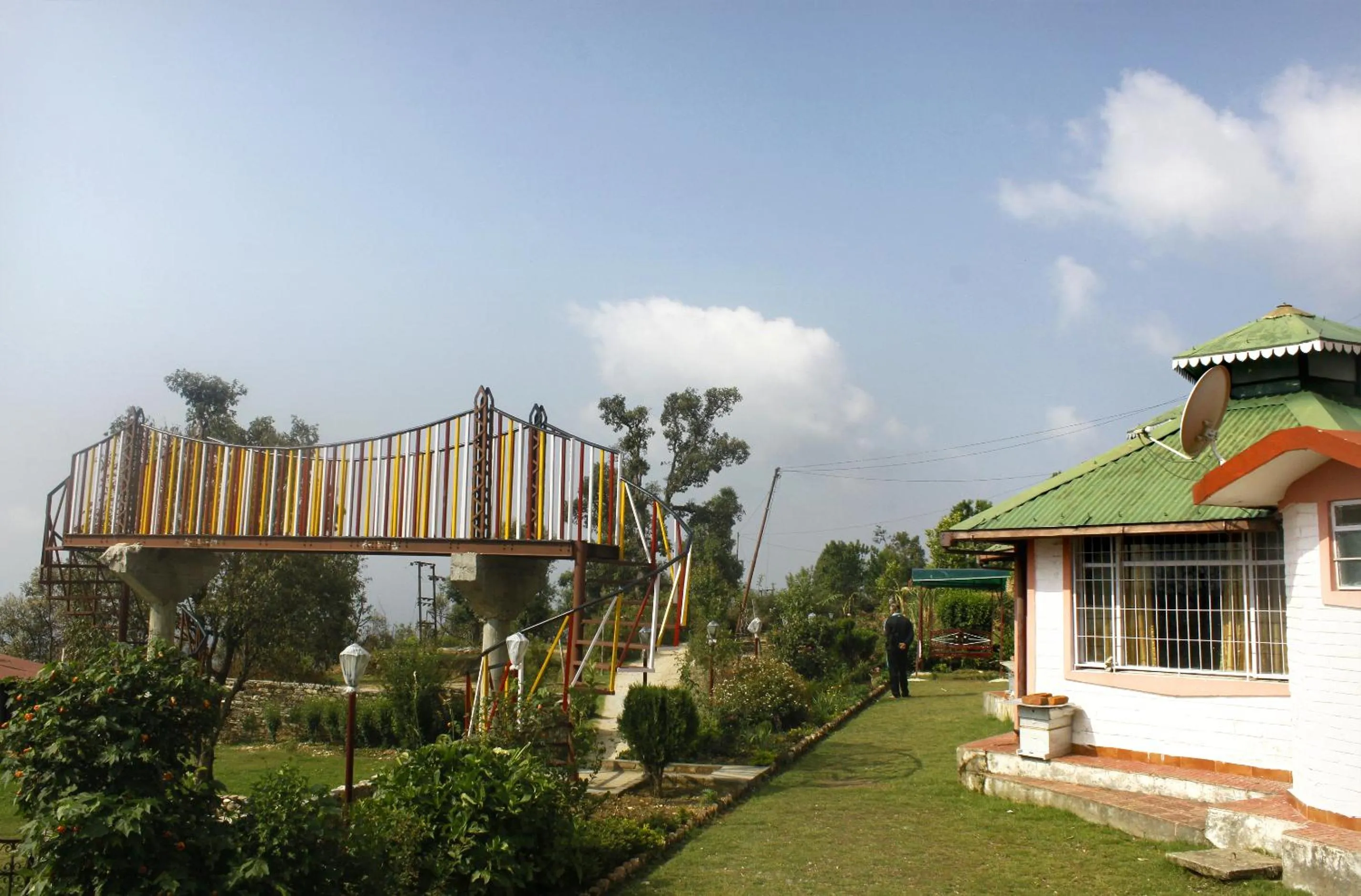 Garden view in Hotel Himshikhar