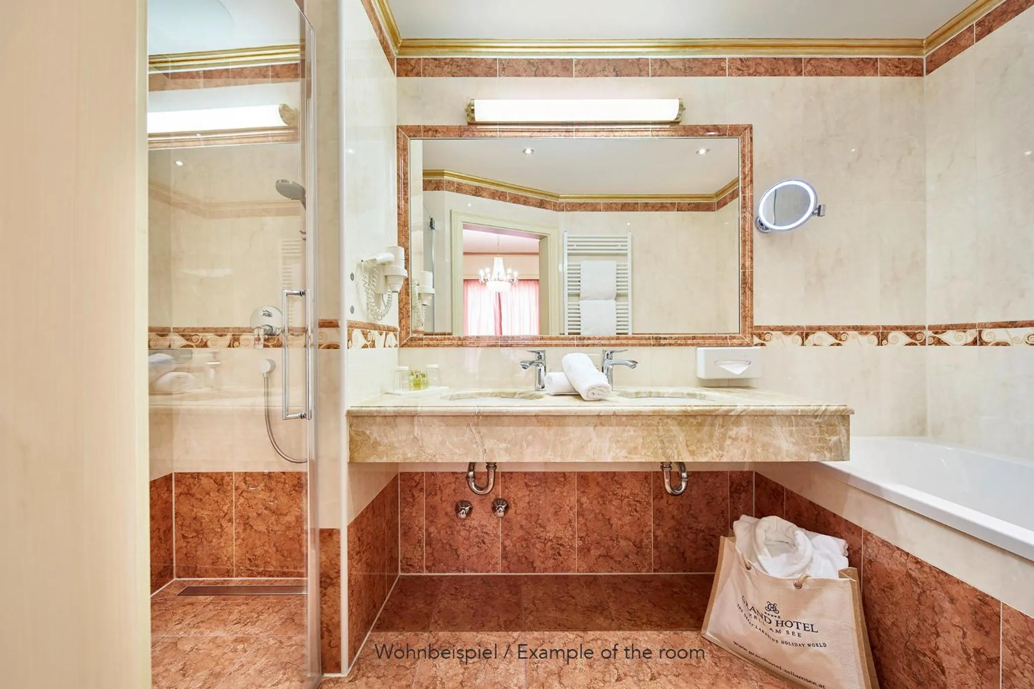 Bathroom in Grand Hotel Zell am See