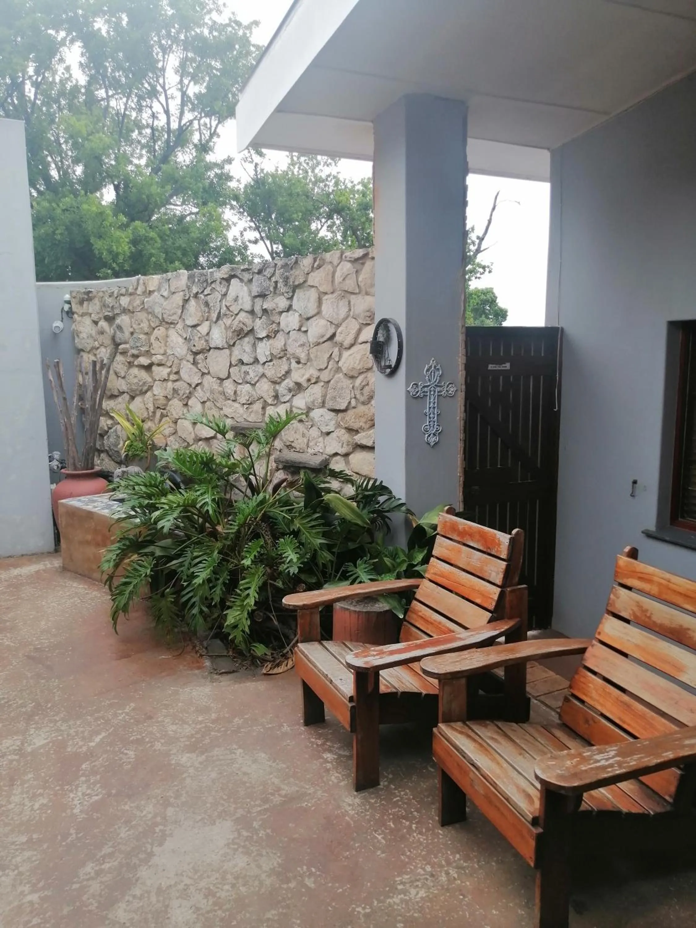 Garden view in AVIENTO Guesthouse