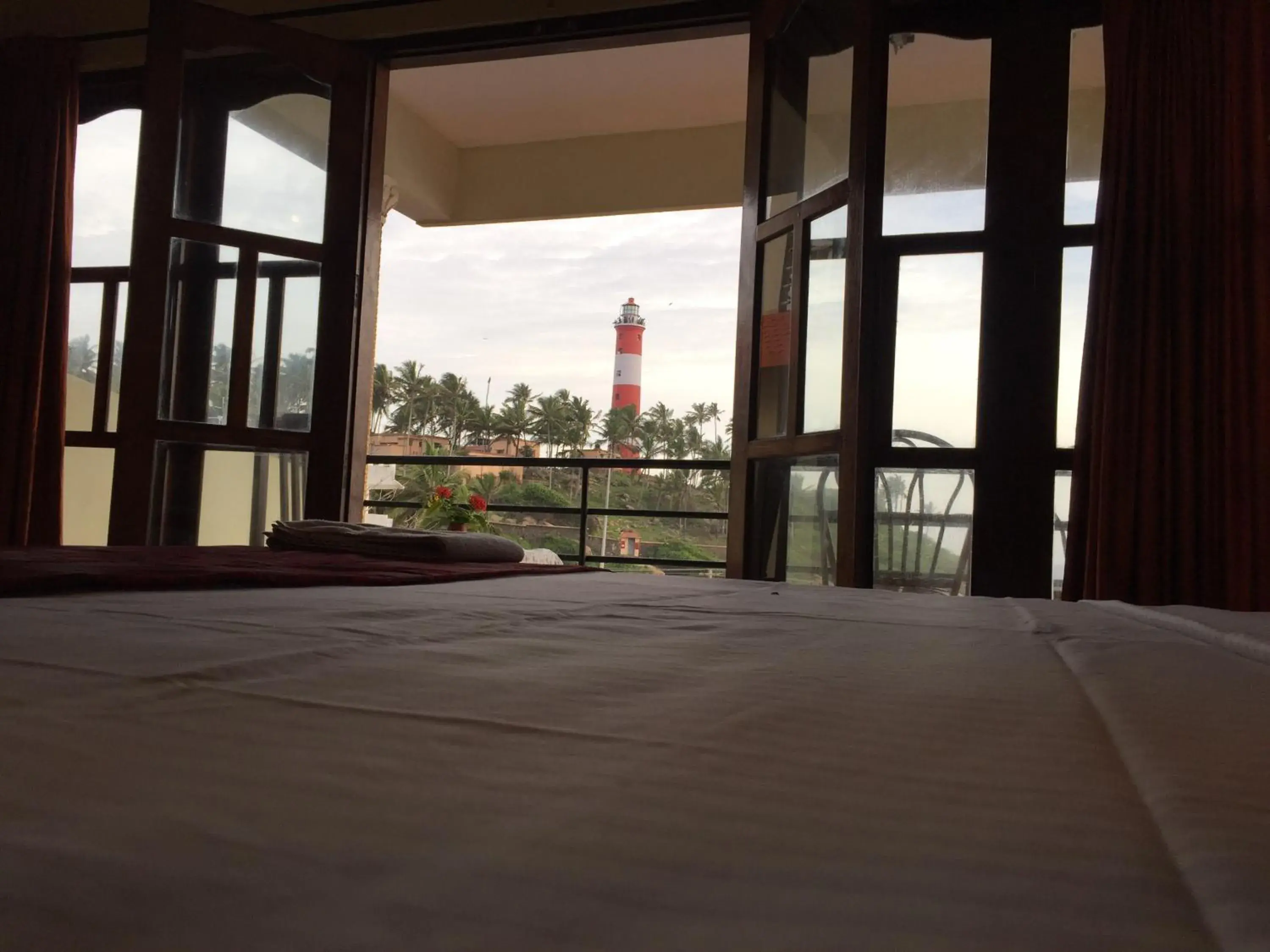 Bed in The Ocean Park Beach Resort Bed in The Ocean Park Beach Resort