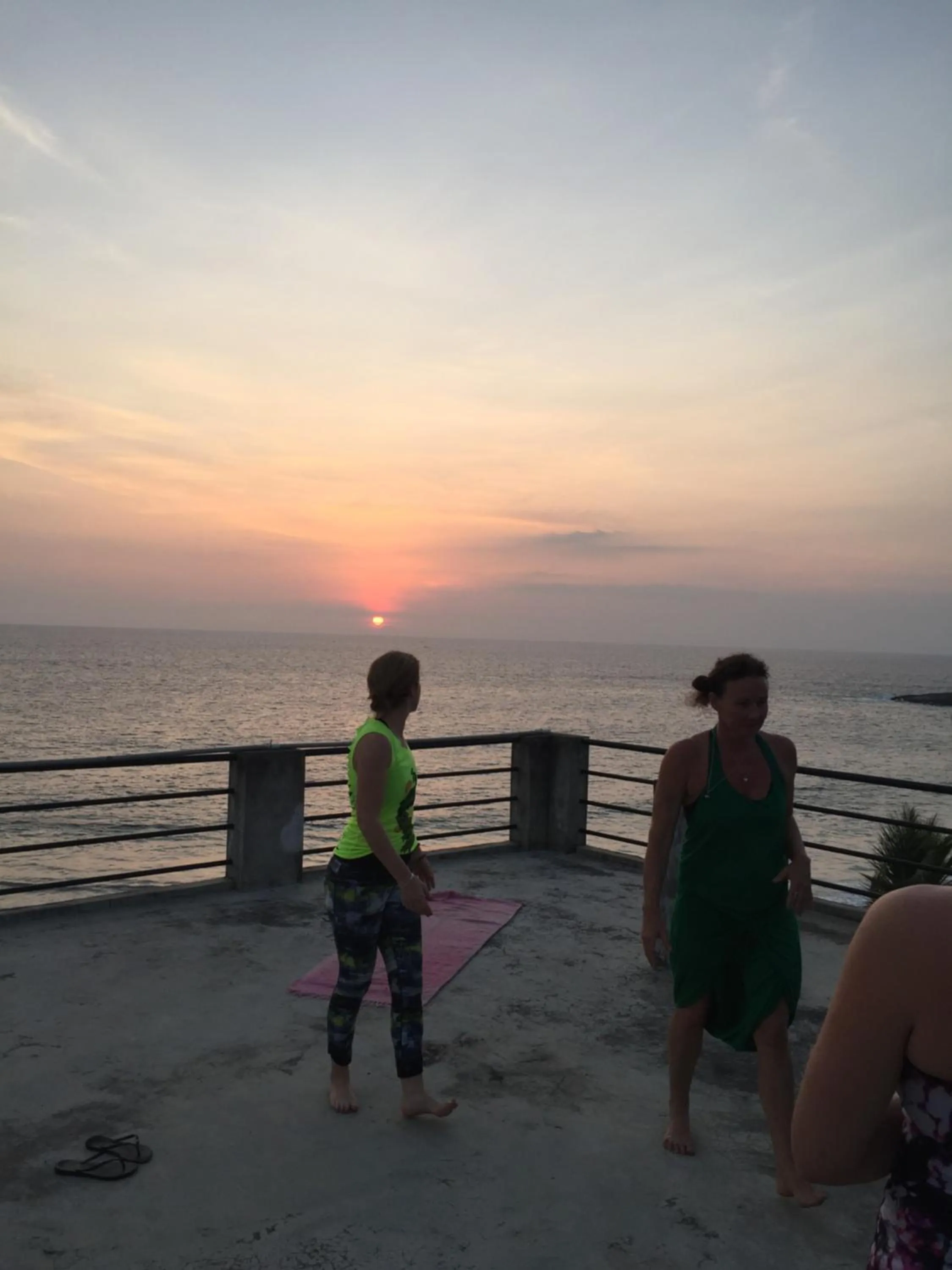 Sunset in The Ocean Park Beach Resort