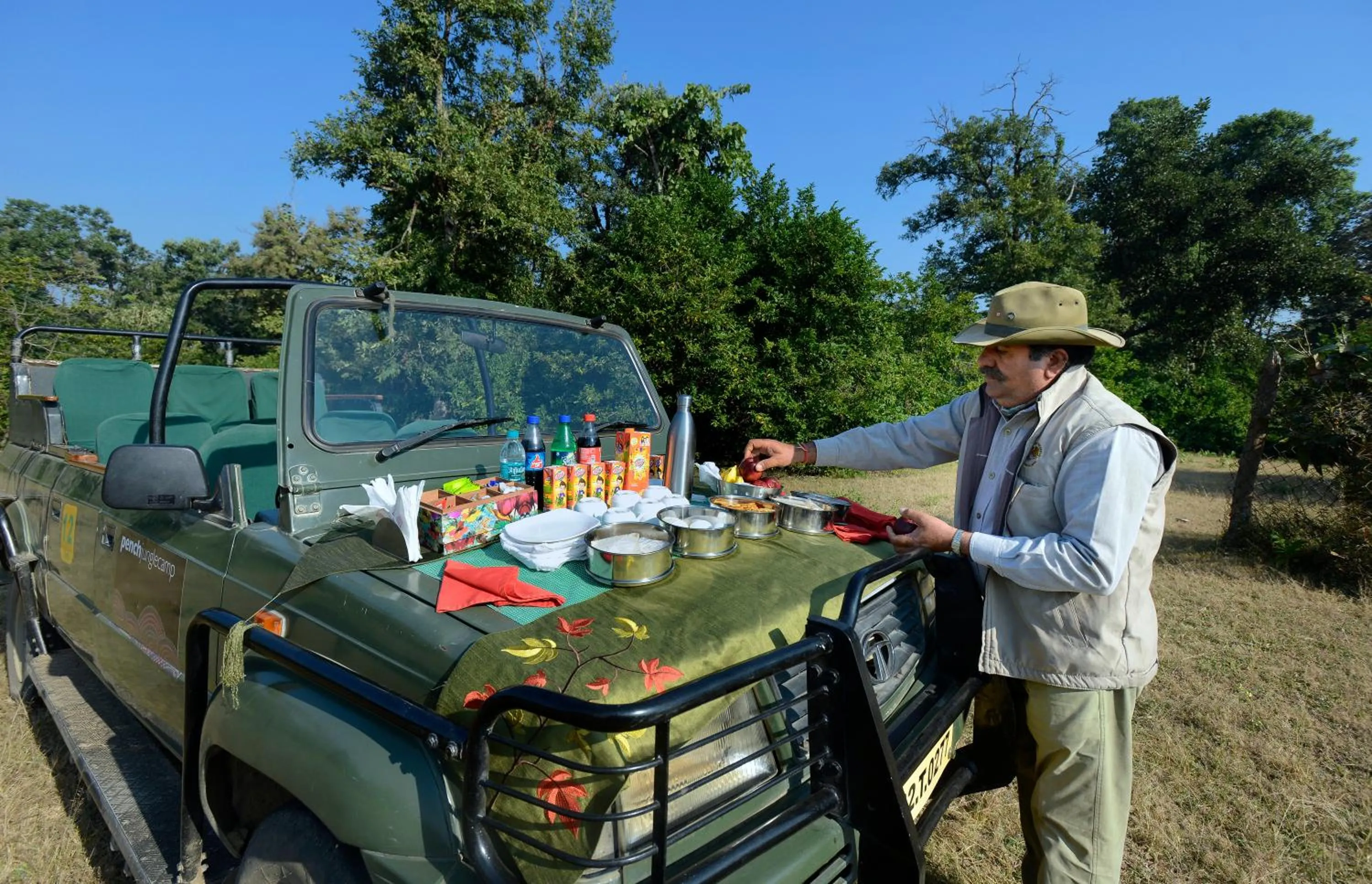 Food close-up in Pench Jungle Camp