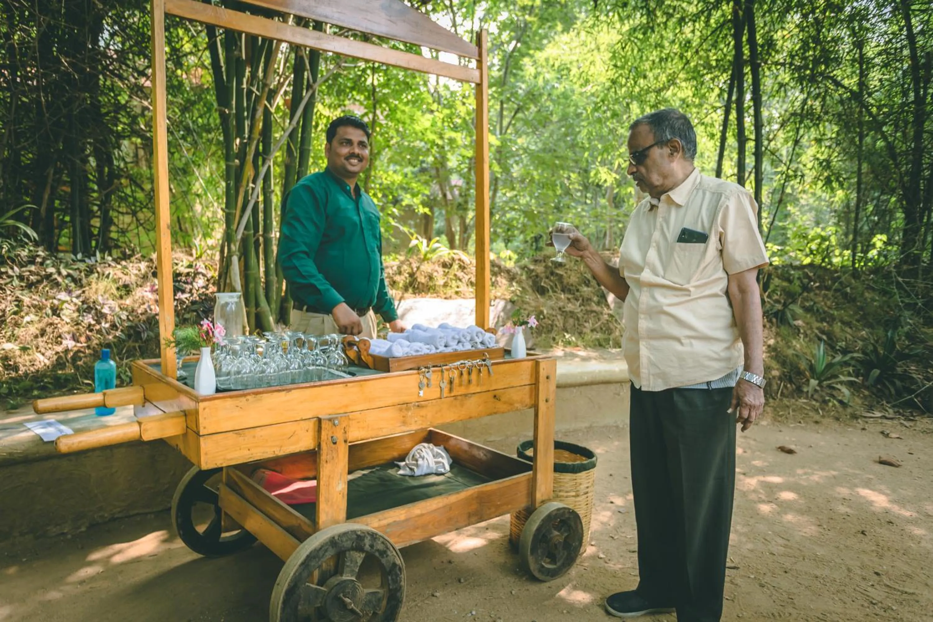 Staff in Pench Jungle Camp