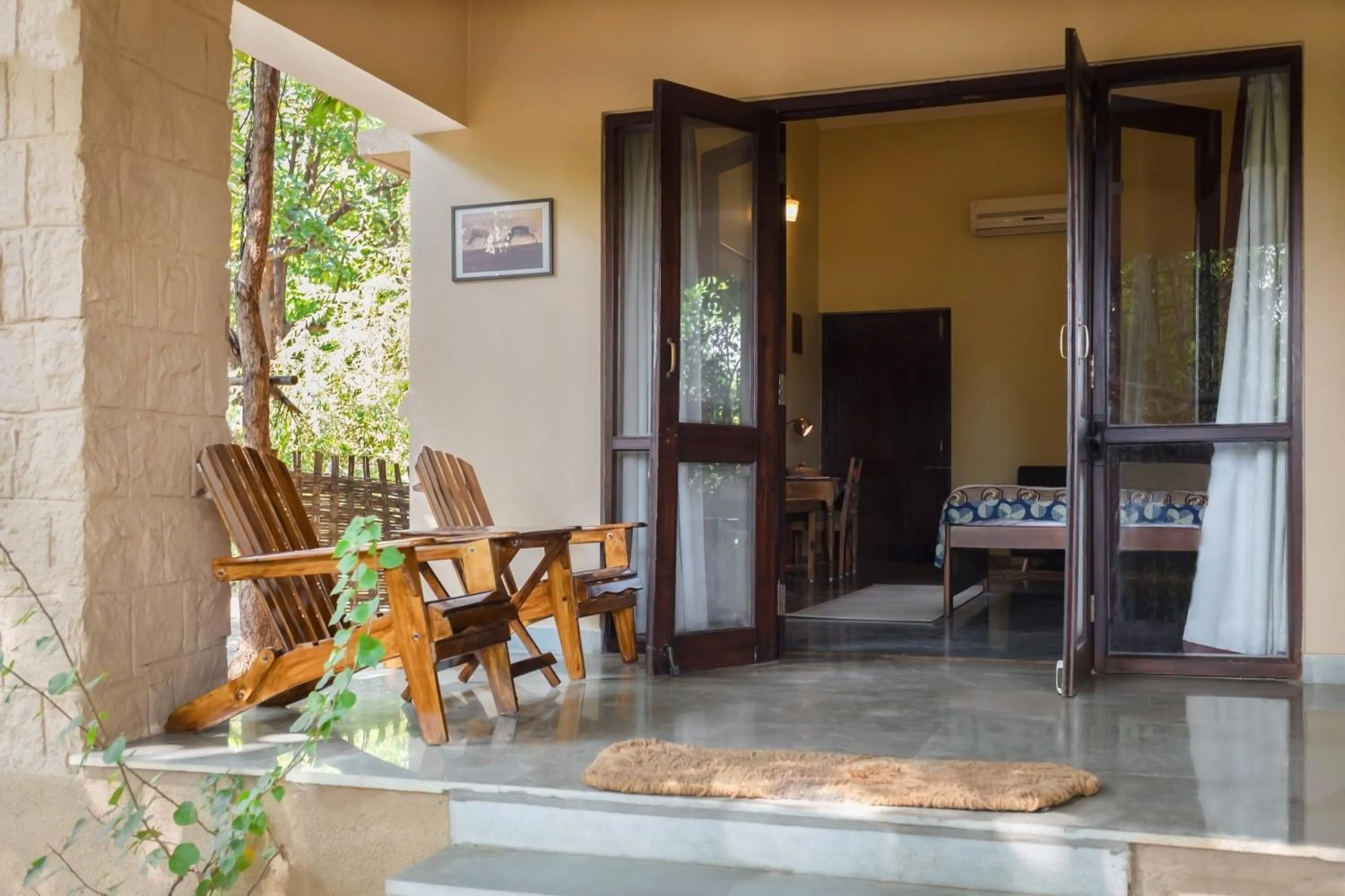 Garden view in Pench Jungle Camp