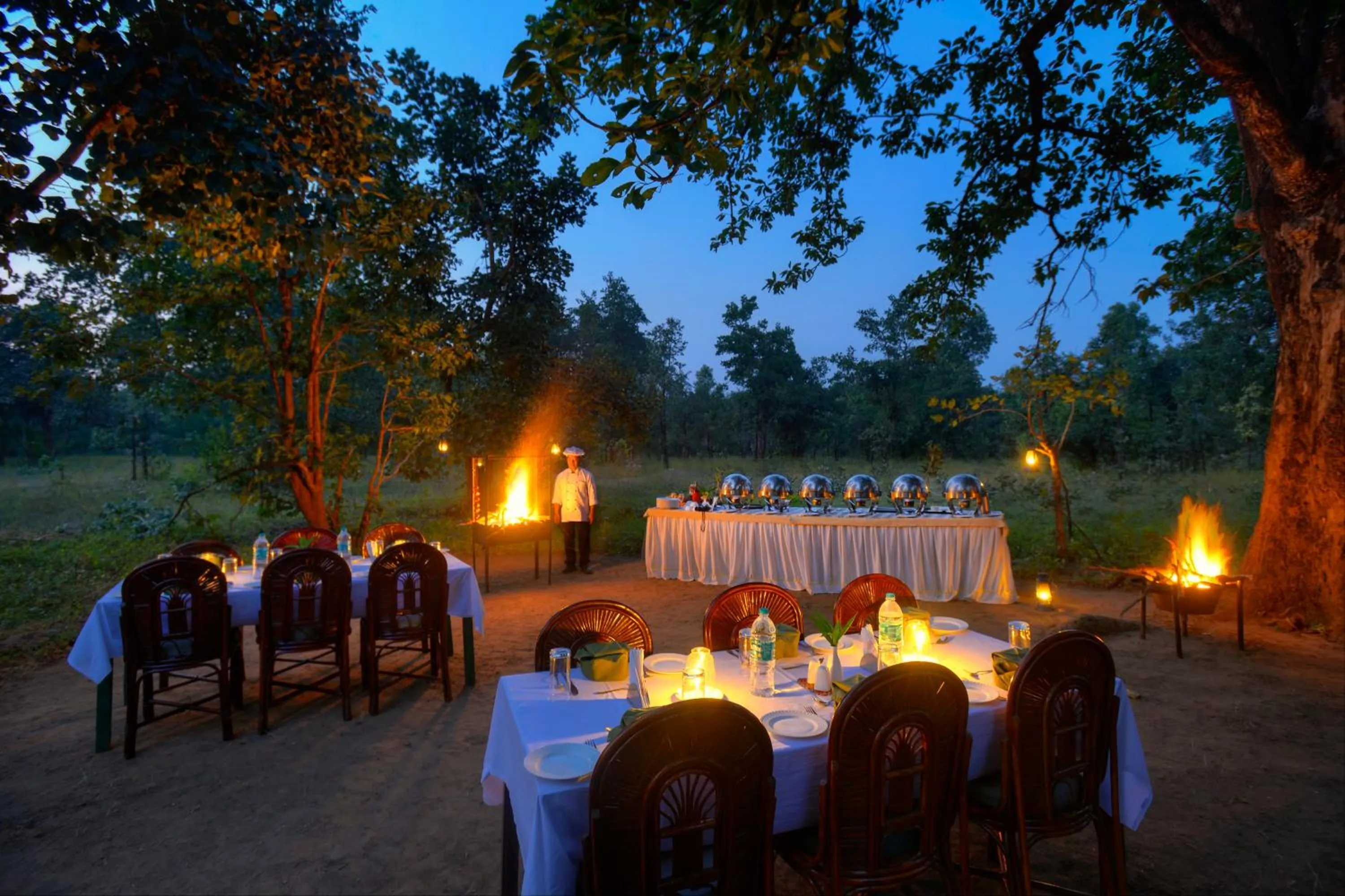 Restaurant/places to eat in Pench Jungle Camp