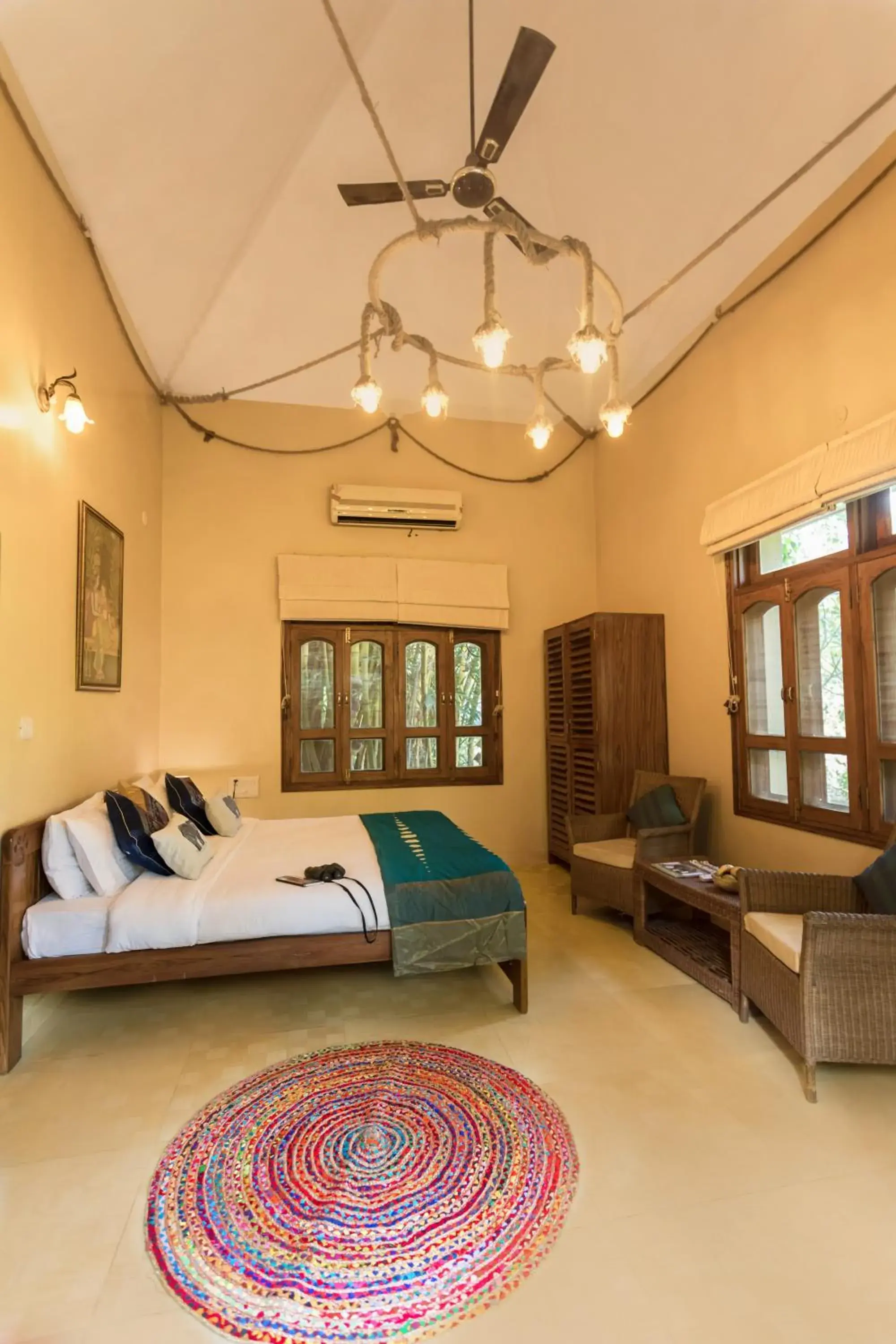 Photo of the whole room, Bed in Pench Jungle Camp Photo of the whole room, Bed in Pench Jungle Camp