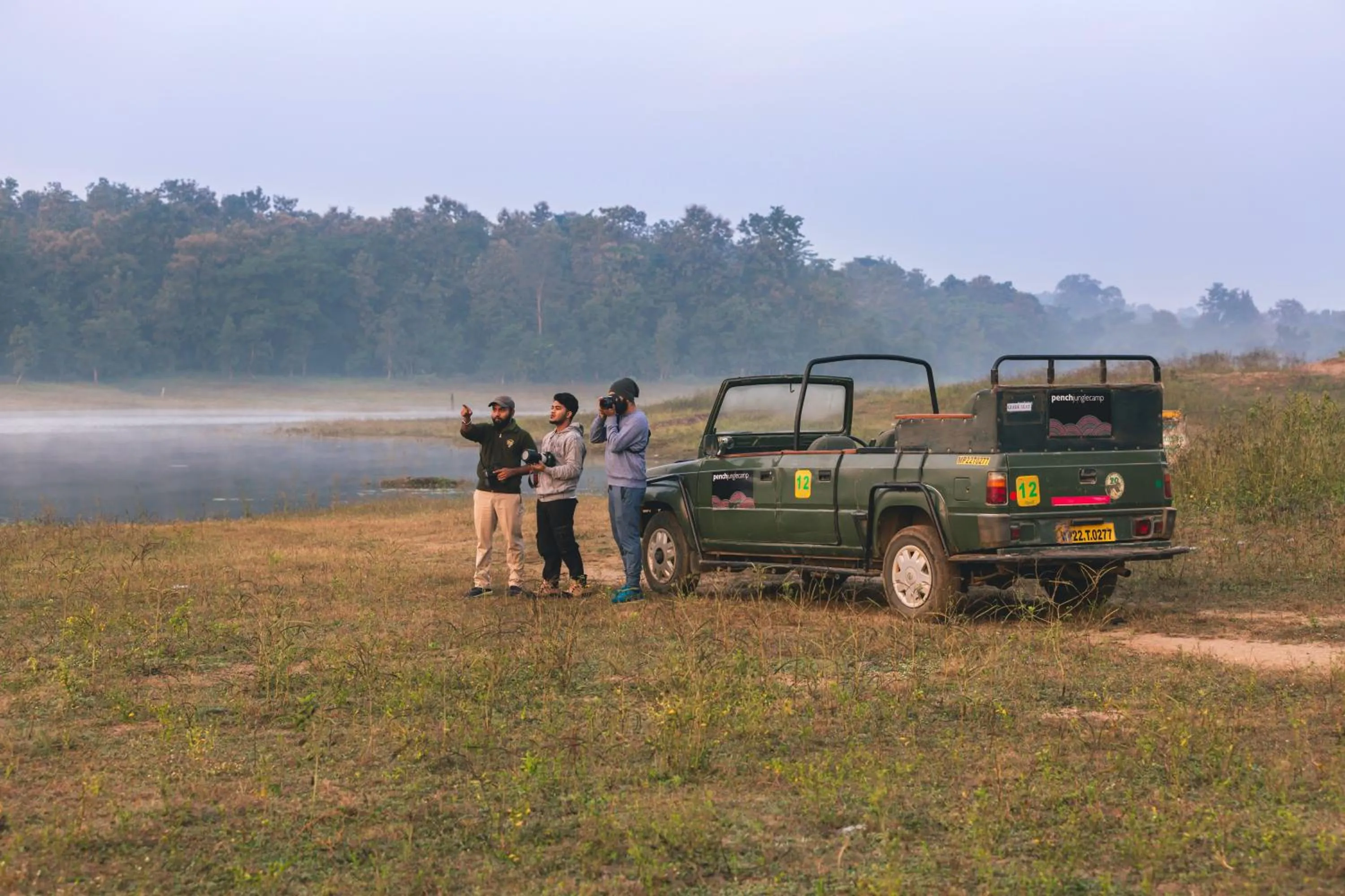 People in Pench Jungle Camp