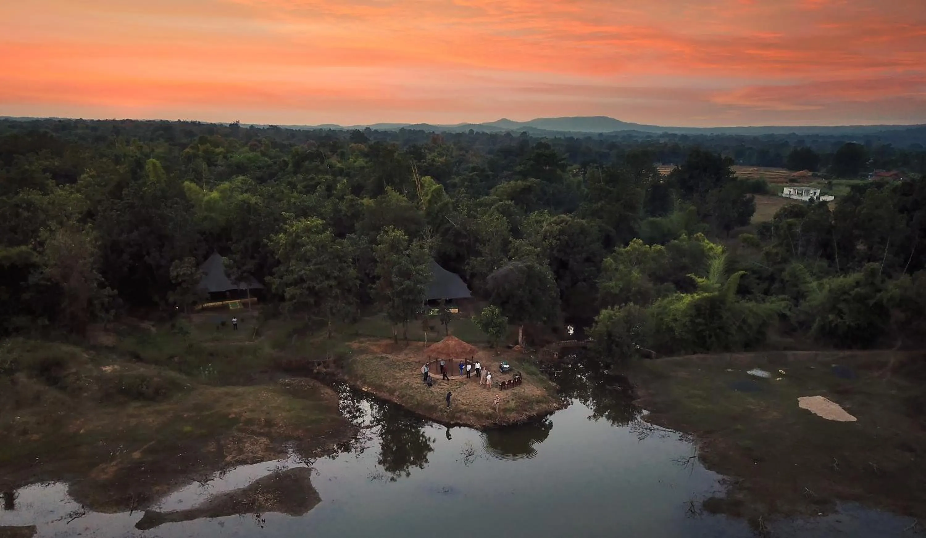 Property building in Pench Jungle Camp