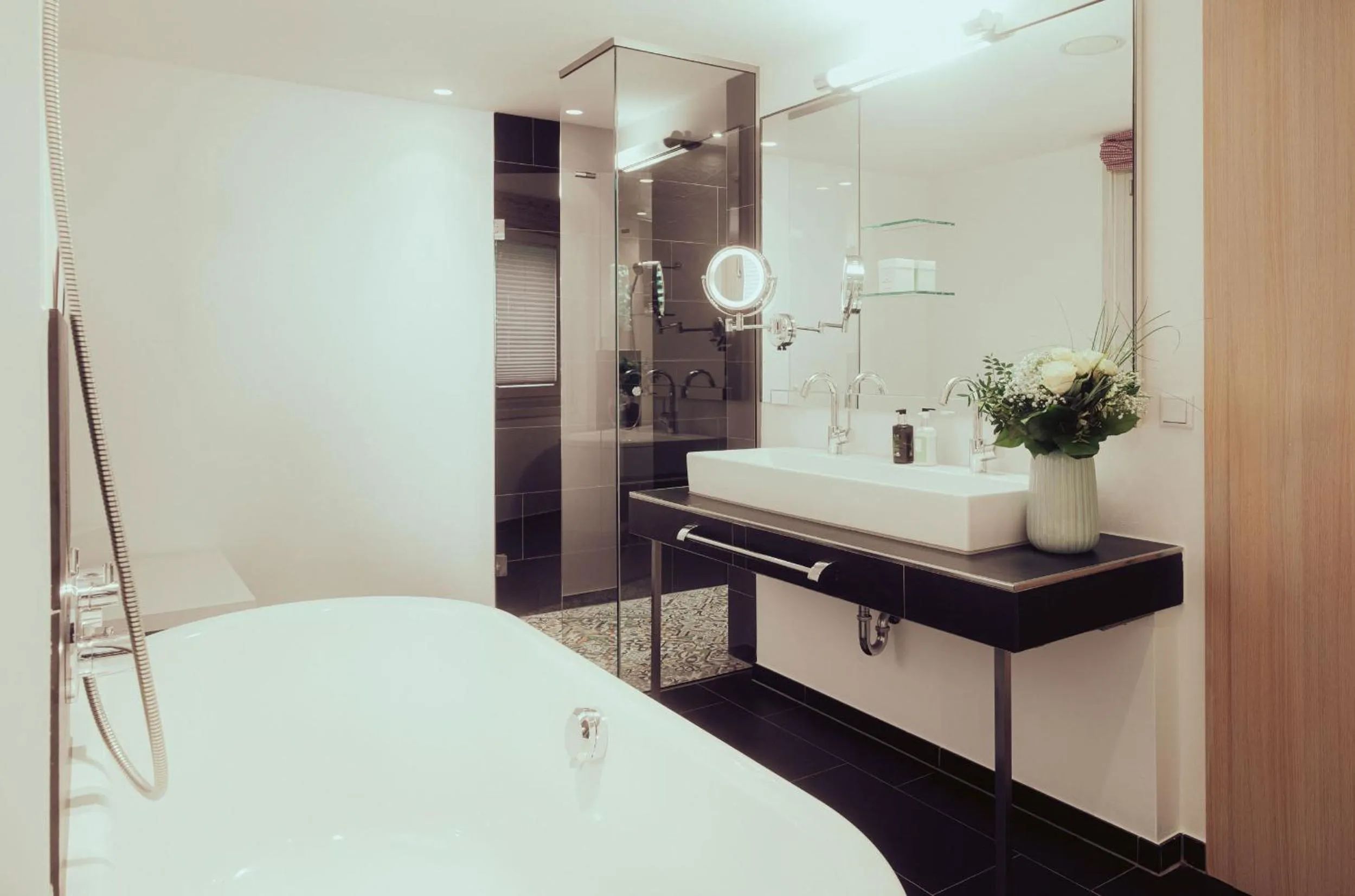 Bathroom in Romantik Spa Hotel Elixhauser Wirt