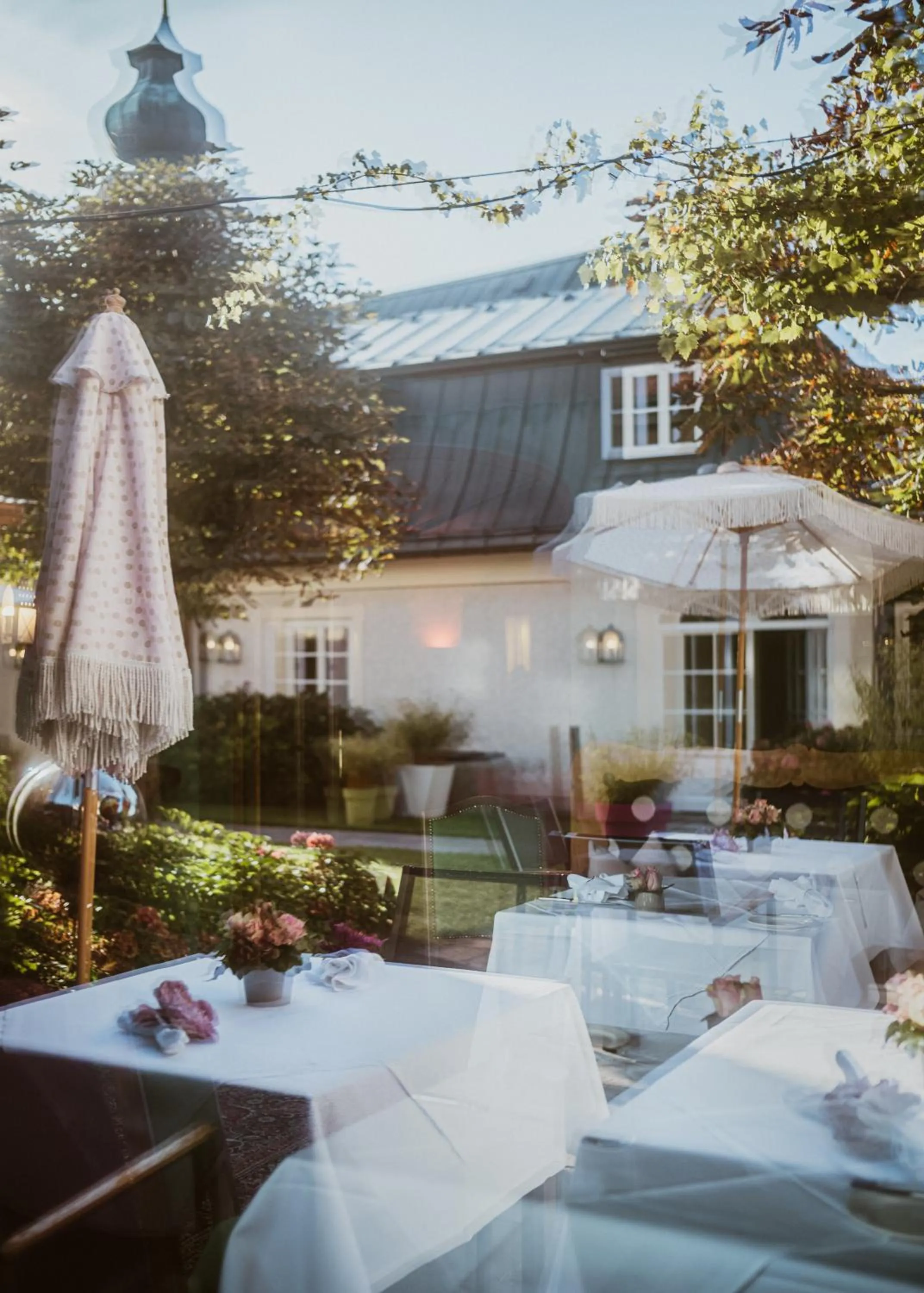 Patio in Romantik Spa Hotel Elixhauser Wirt