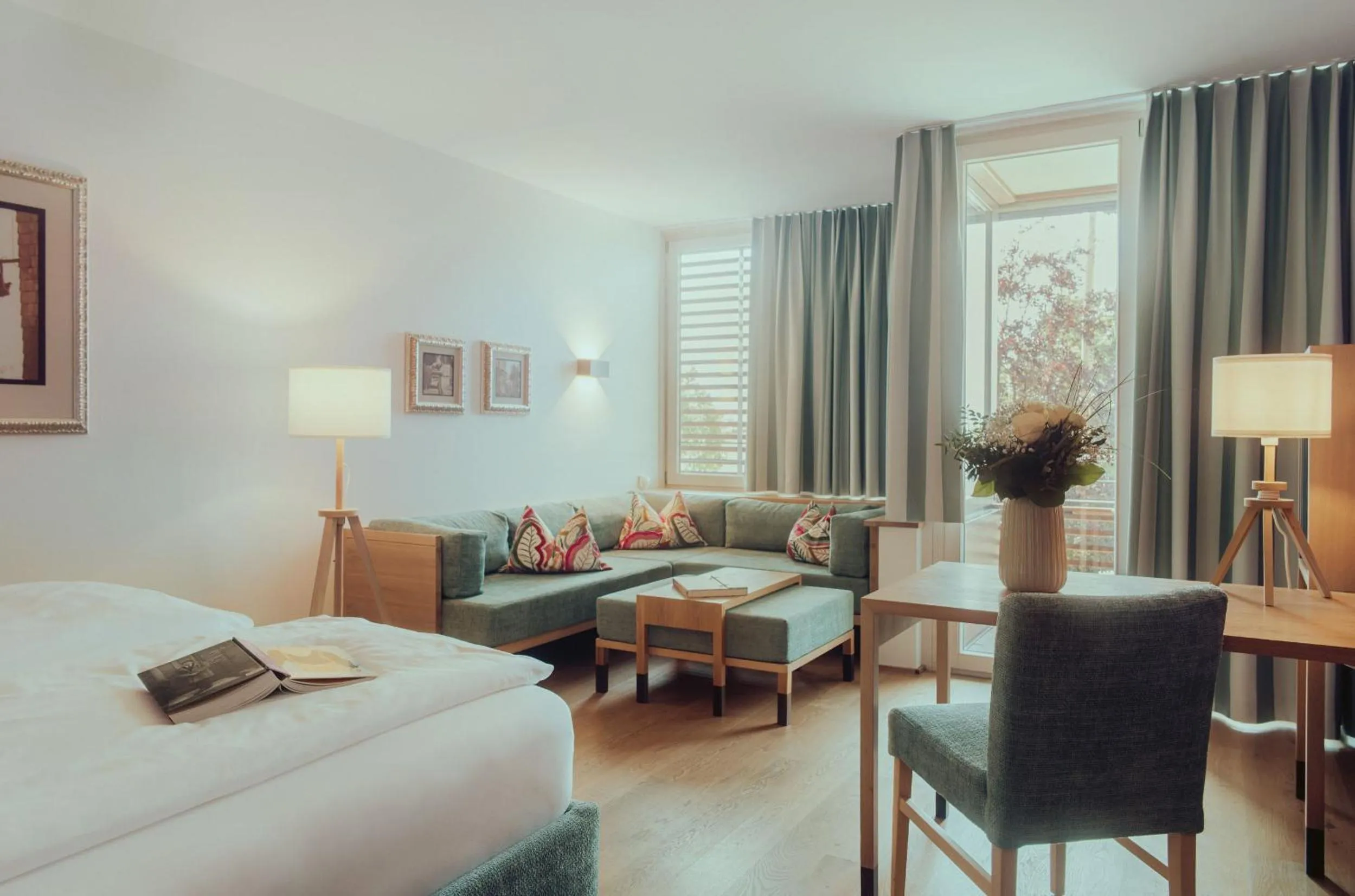 Bed in Romantik Spa Hotel Elixhauser Wirt