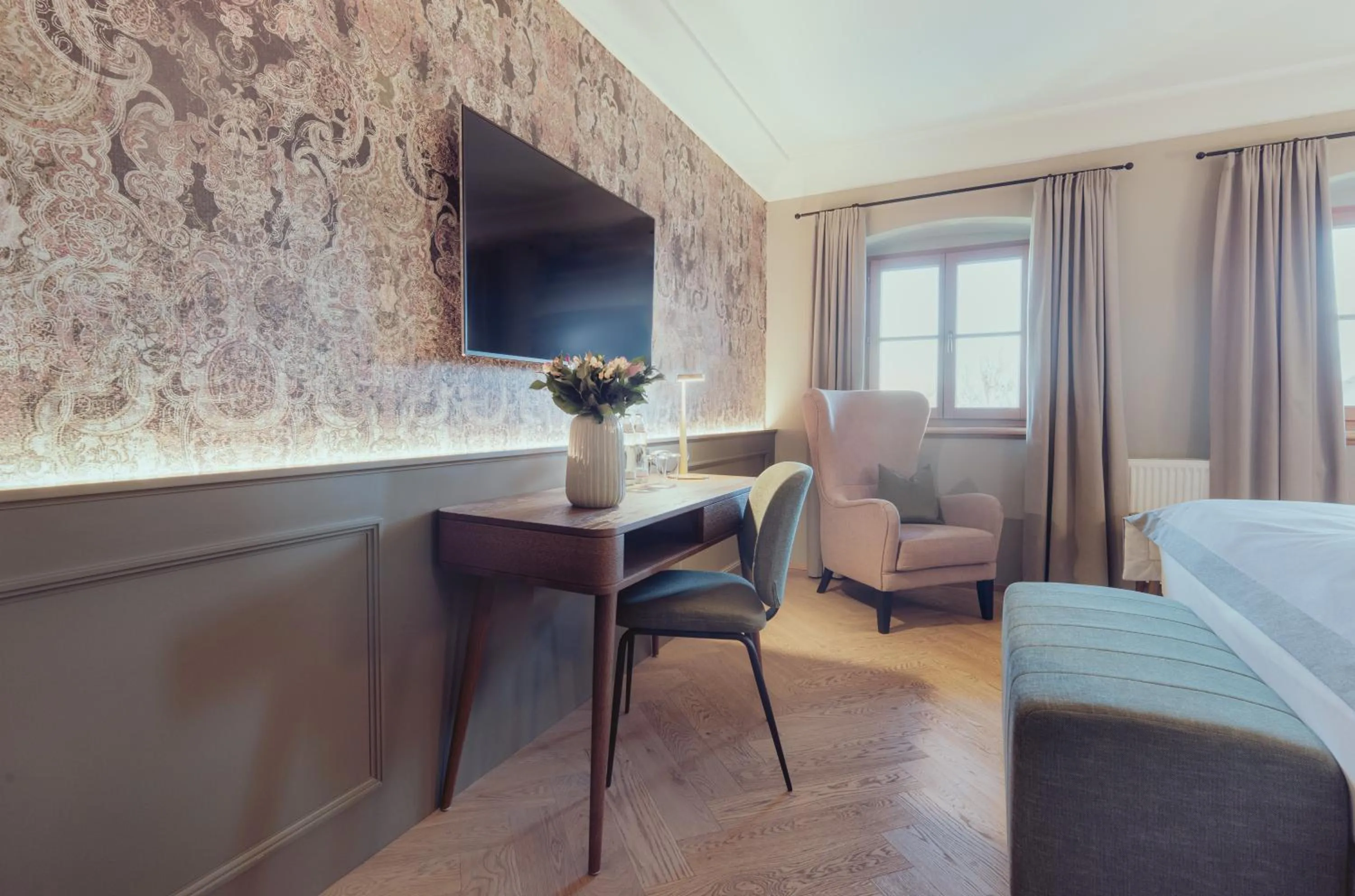 Bedroom in Romantik Spa Hotel Elixhauser Wirt