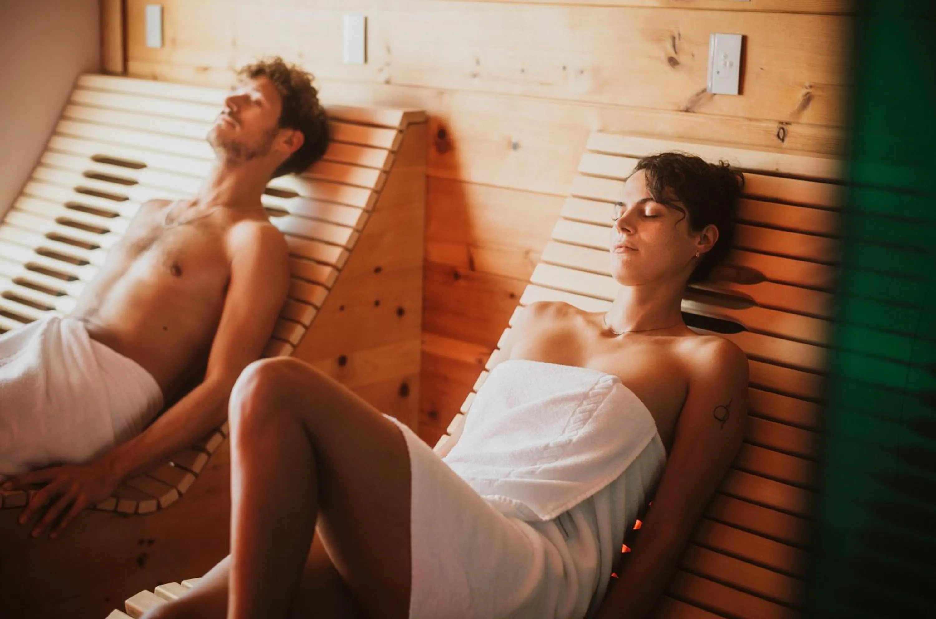 Sauna in Romantik Spa Hotel Elixhauser Wirt