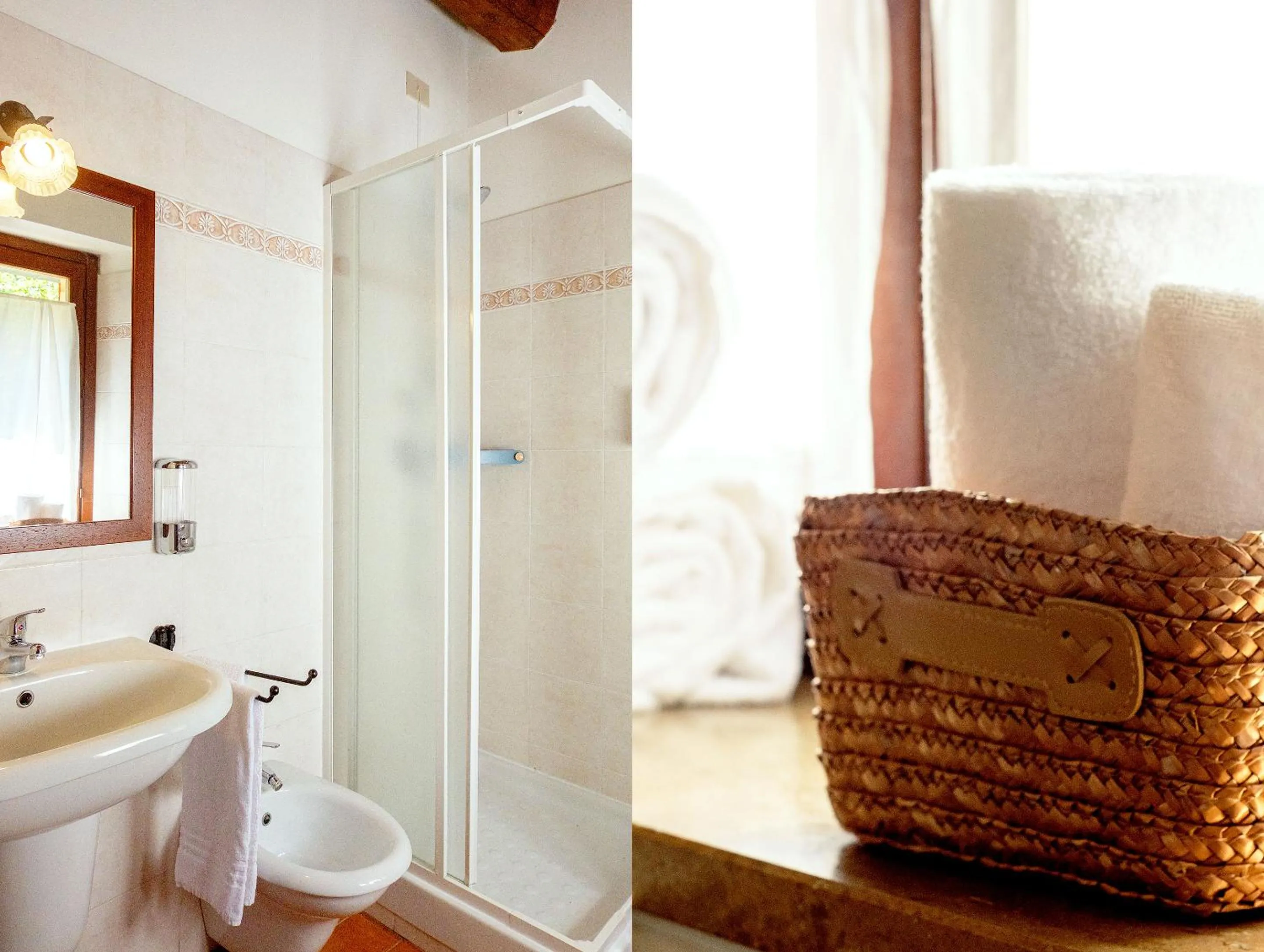 Bathroom in Agriturismo Cavalierino