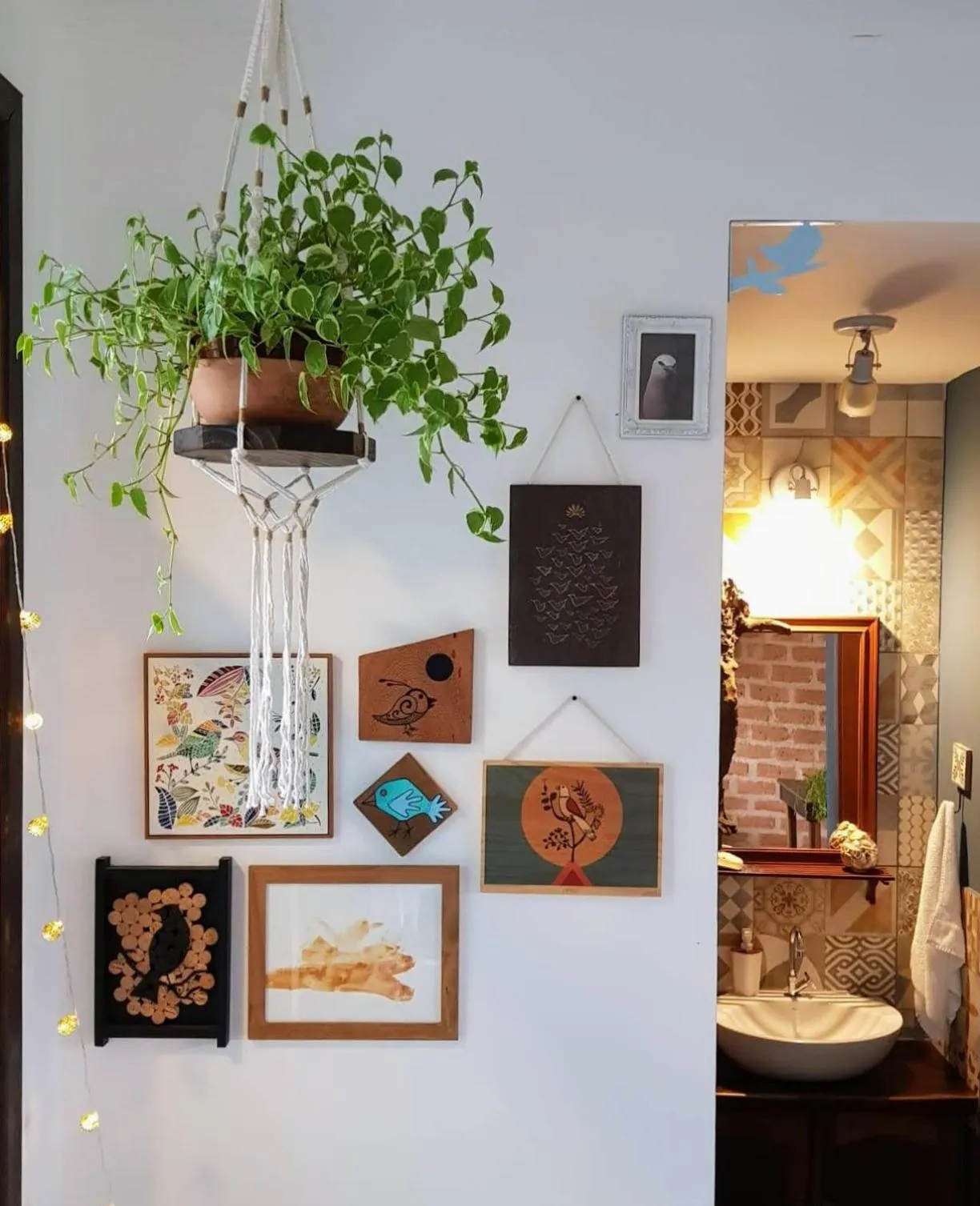 Seating area in Pousada Vila Guyrá