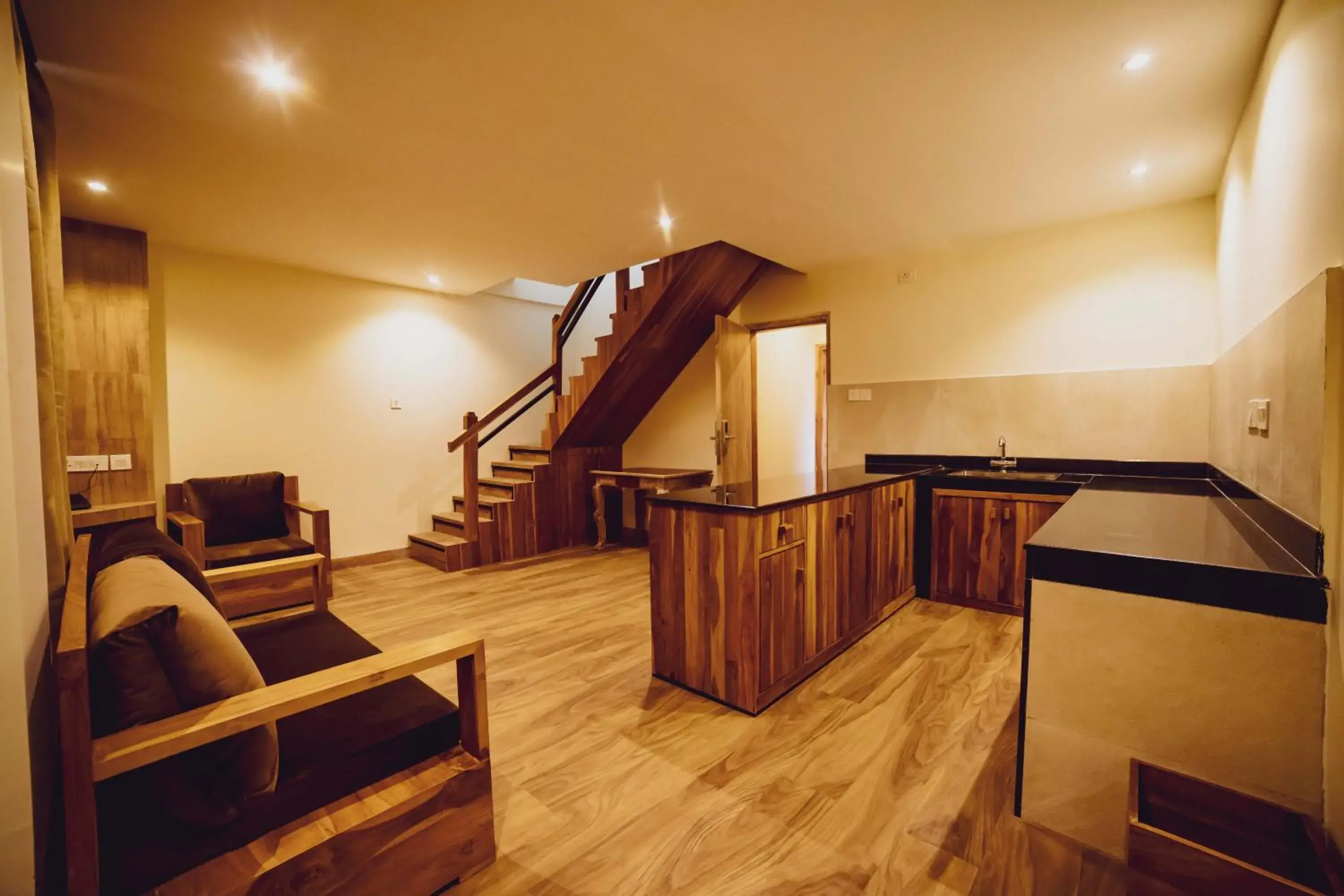 Living room in Aabas Pokhara by Barahi Hospitality Living room in Aabas Pokhara by Barahi Hospitality