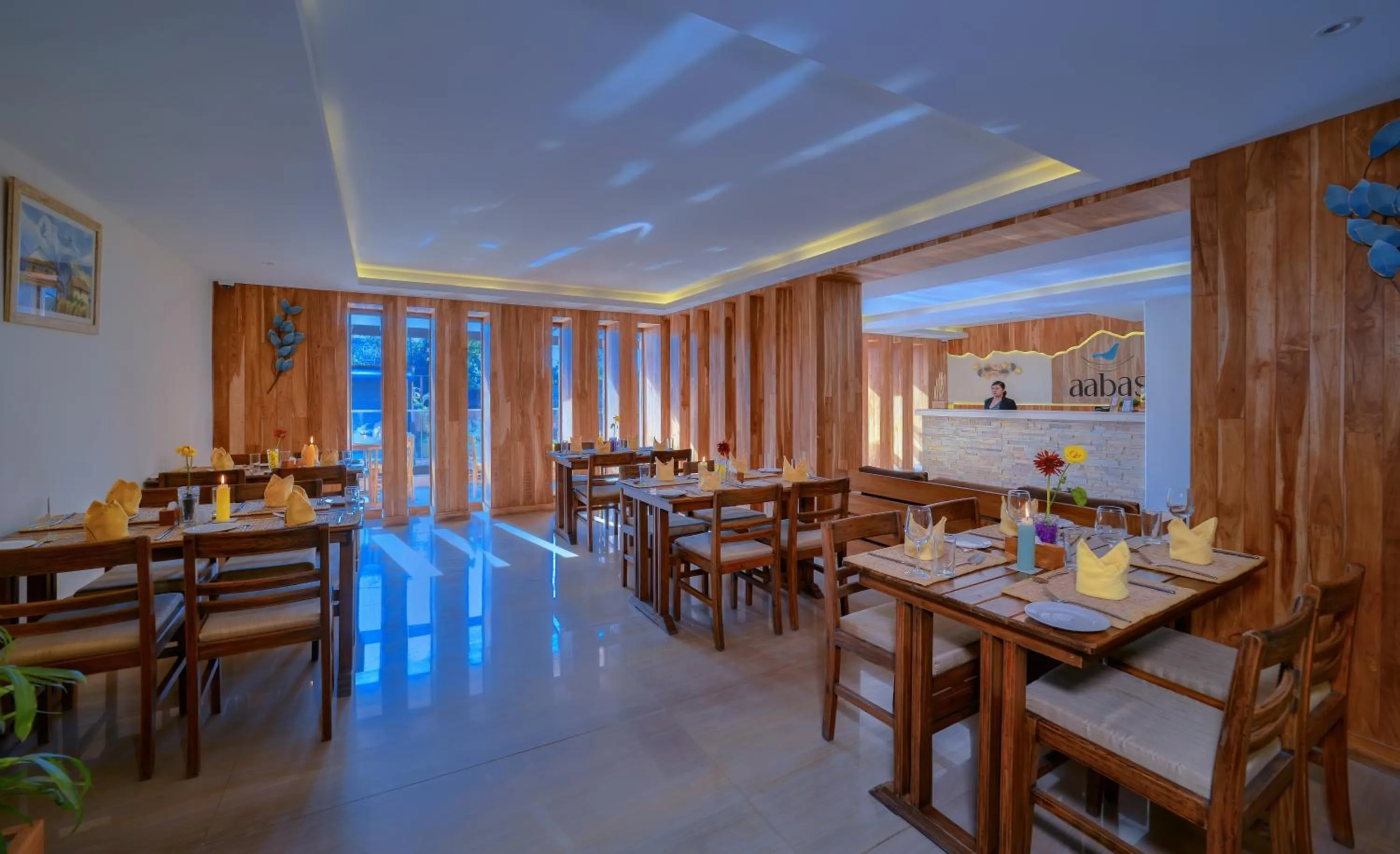 Restaurant/places to eat in Aabas Pokhara by Barahi Hospitality