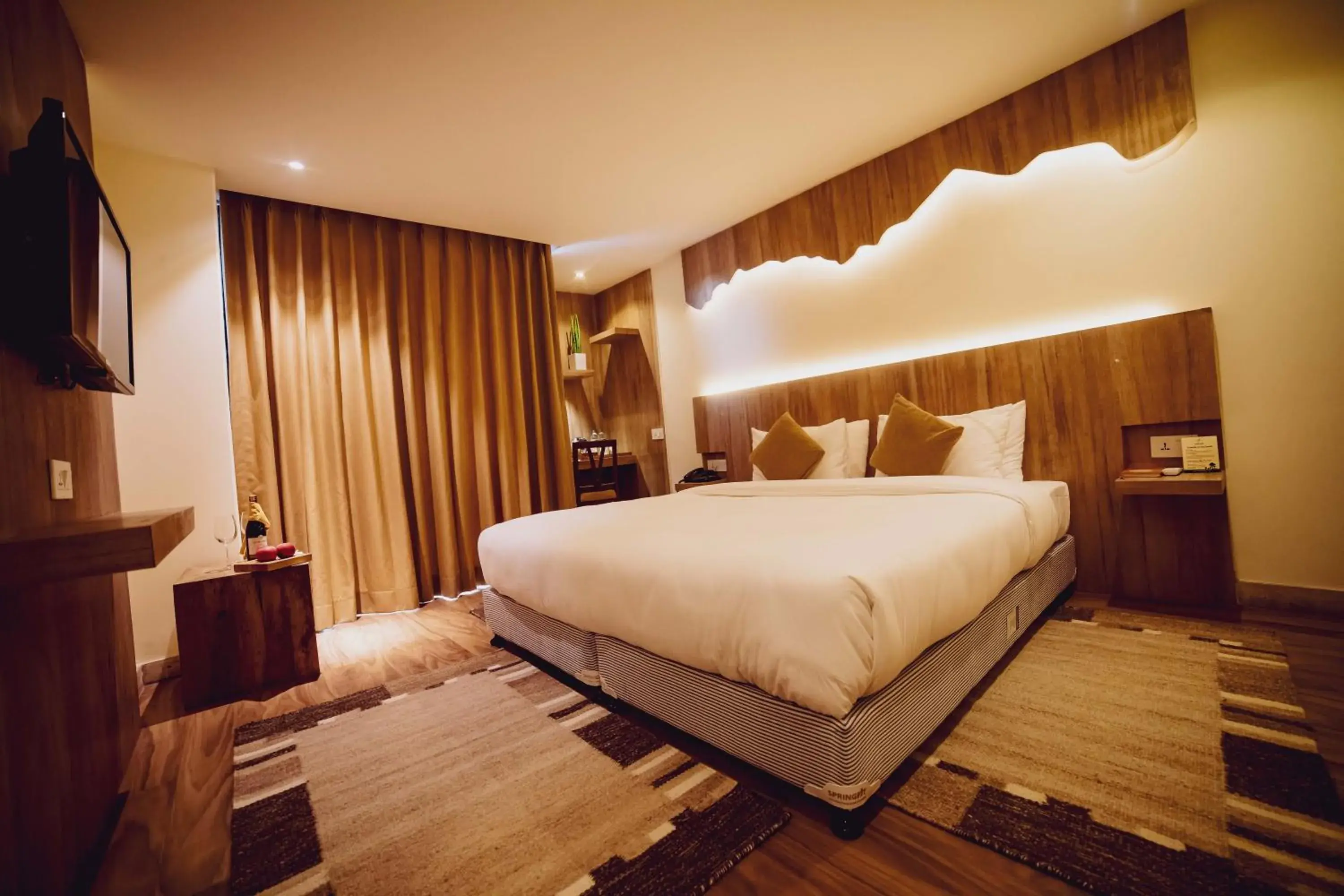 Bed in Aabas Pokhara by Barahi Hospitality Bed in Aabas Pokhara by Barahi Hospitality