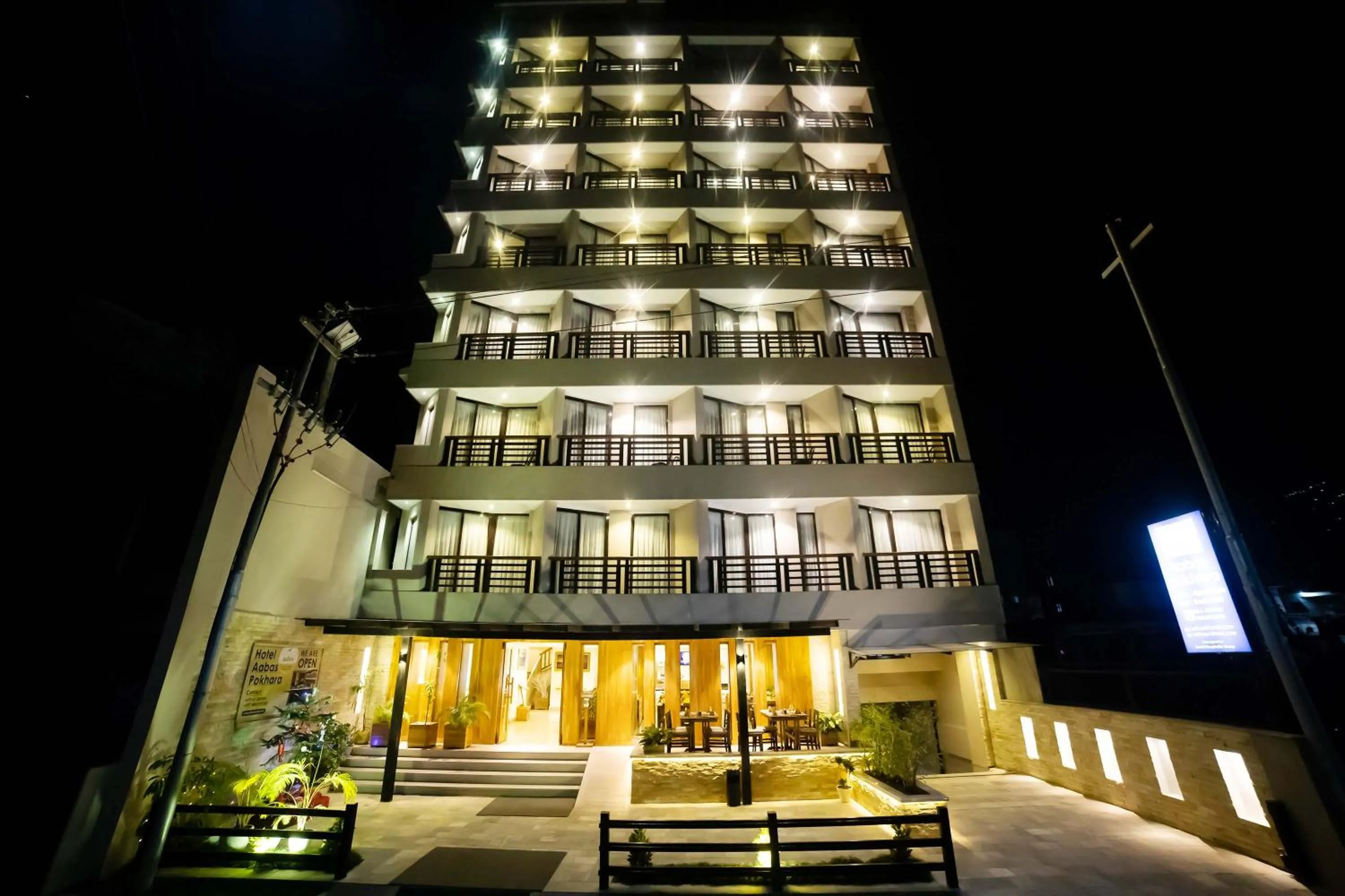 Property building in Aabas Pokhara by Barahi Hospitality