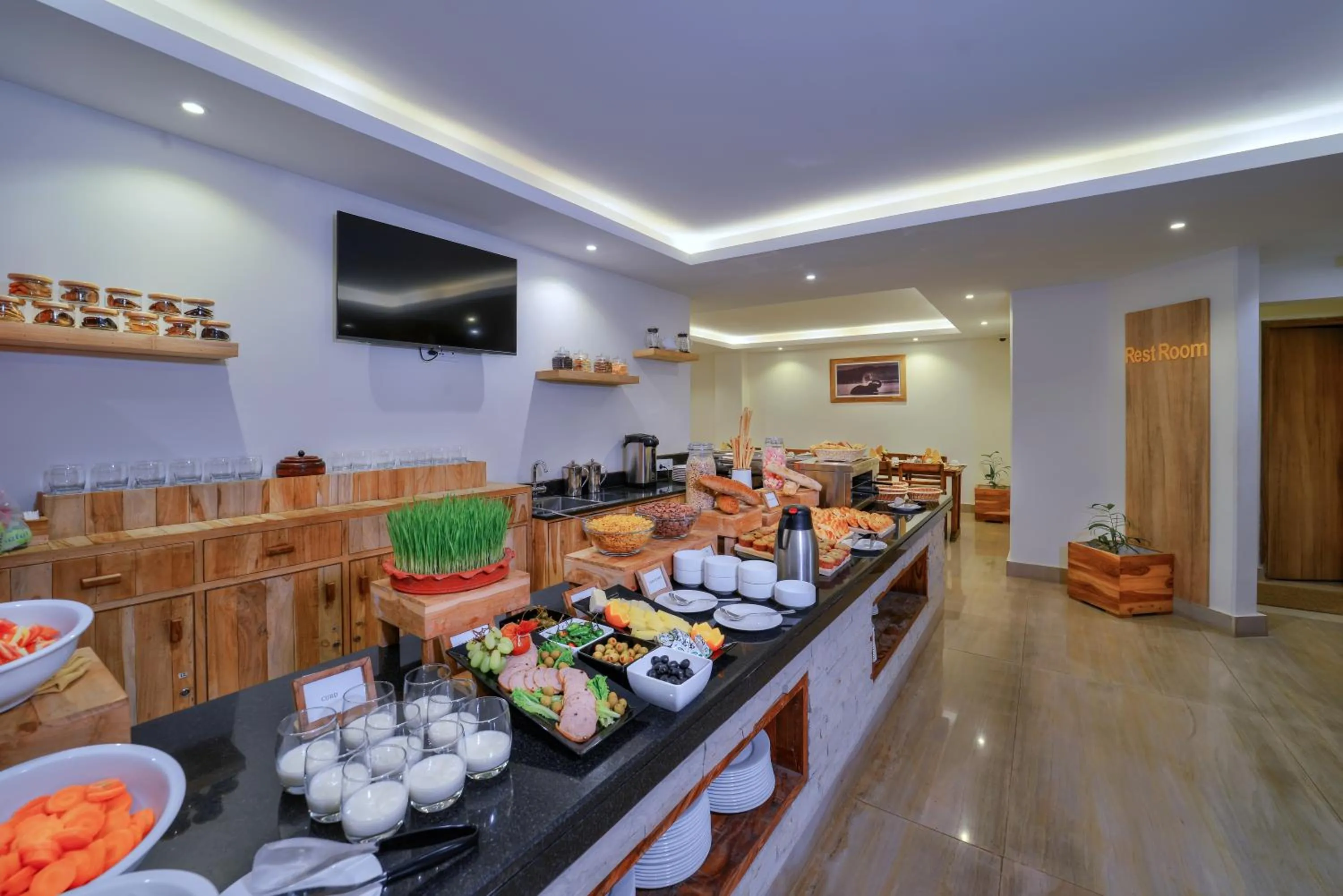 Food and drinks in Aabas Pokhara by Barahi Hospitality