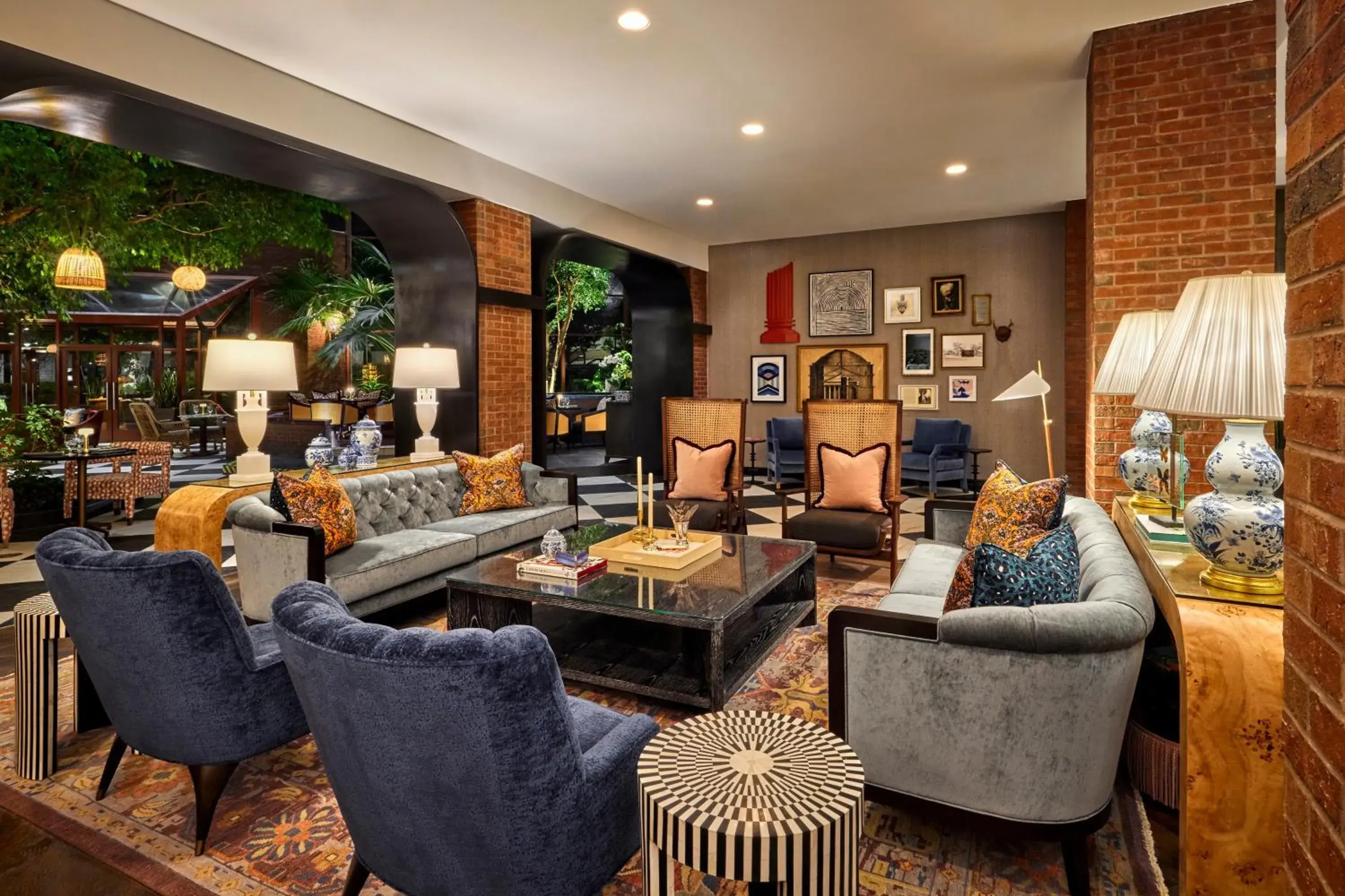 Lobby or reception in Omni Charlottesville Hotel Lobby or reception in Omni Charlottesville Hotel