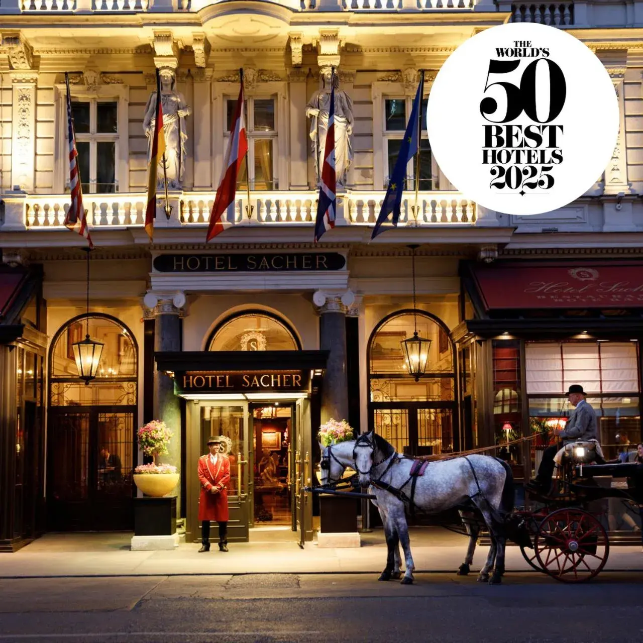 Property building in Hotel Sacher Wien Property building in Hotel Sacher Wien