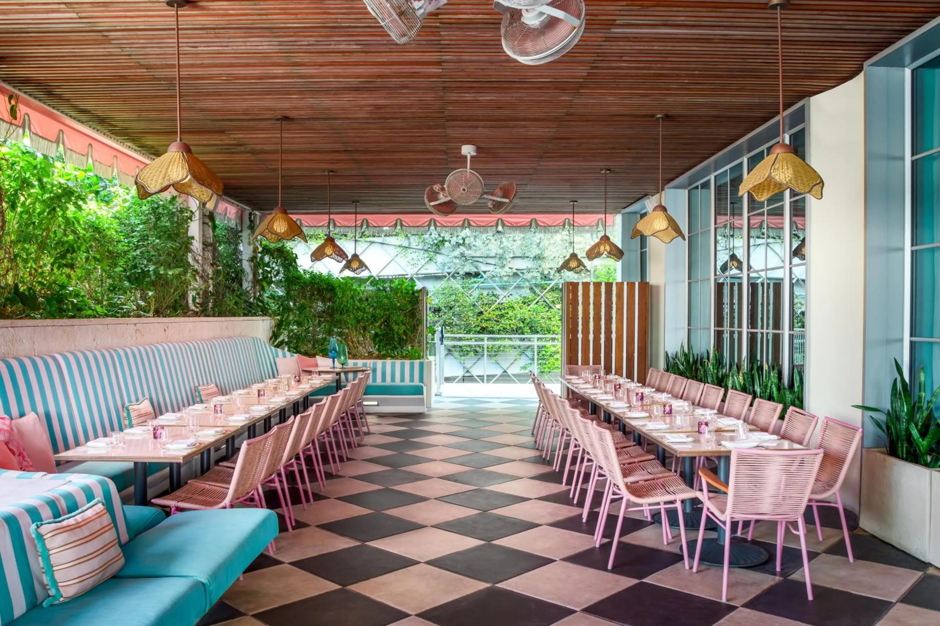 Patio in The Goodtime Hotel, Miami Beach a Tribute Portfolio Hotel