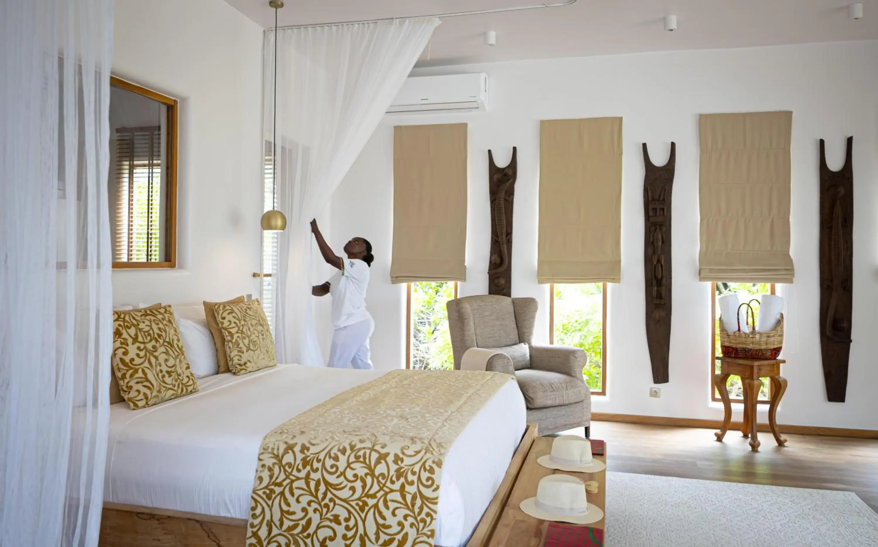 Bedroom, Bed in Zanzibar White Sand Luxury Villas & Spa - Relais & Chateaux Bedroom, Bed in Zanzibar White Sand Luxury Villas & Spa - Relais & Chateaux