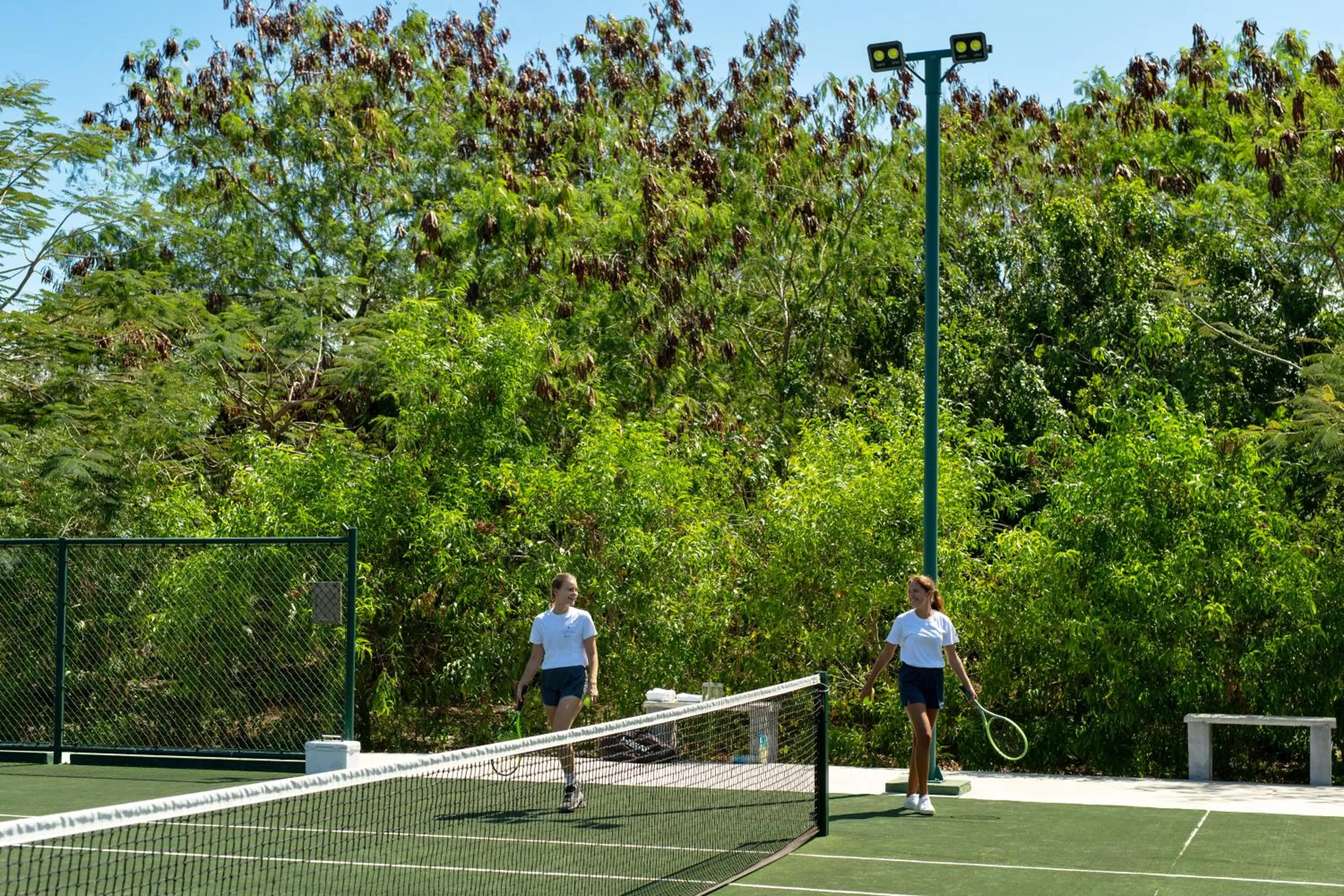 Tennis court in Zanzibar White Sand Luxury Villas & Spa - Relais & Chateaux