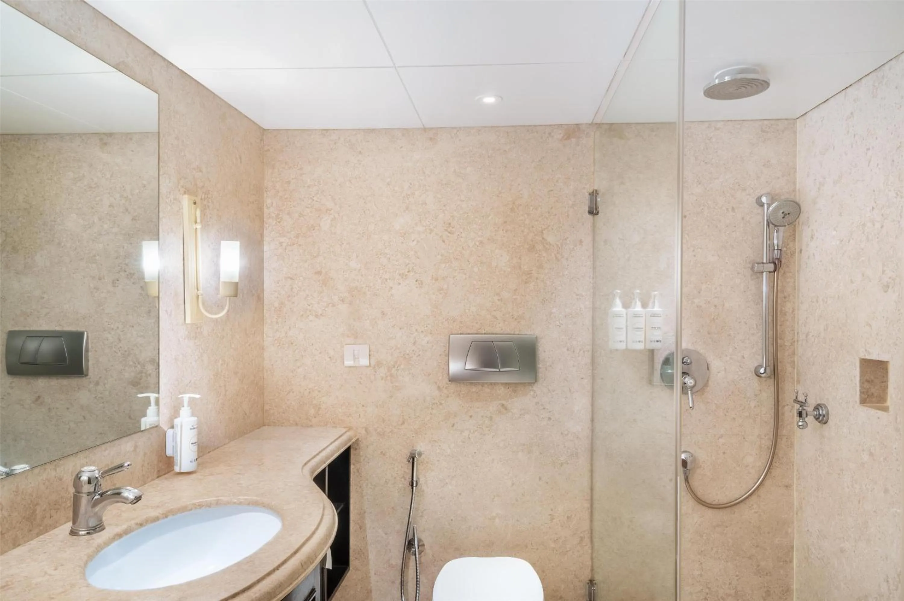 Bathroom in St Mark's Hotel Bengaluru, a member of Radisson Individuals