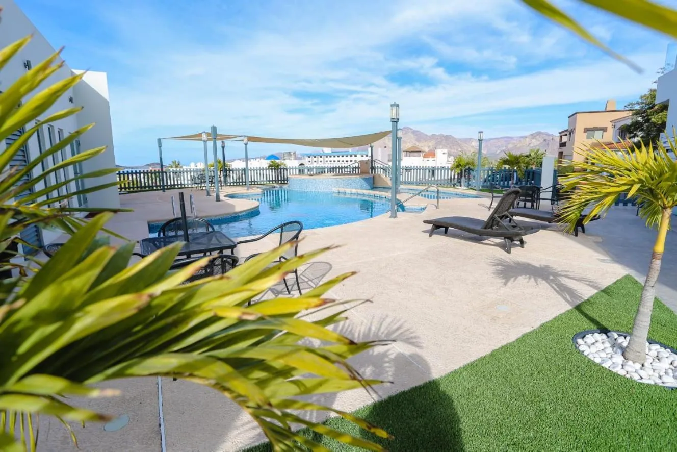 Swimming pool in Suites Rubí - Las Mejores vistas de San Carlos