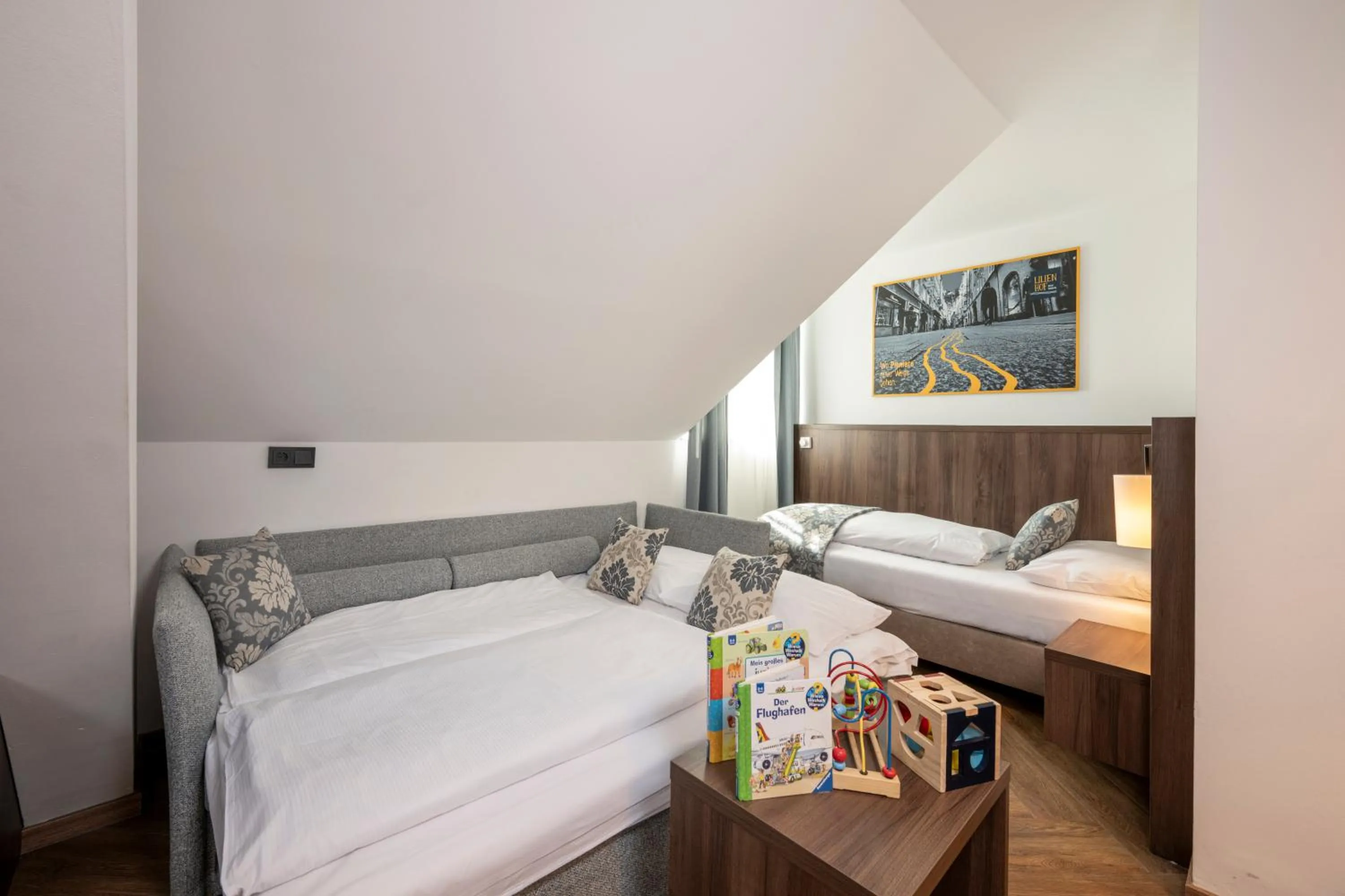 Bed in Salzburg Hotel Lilienhof