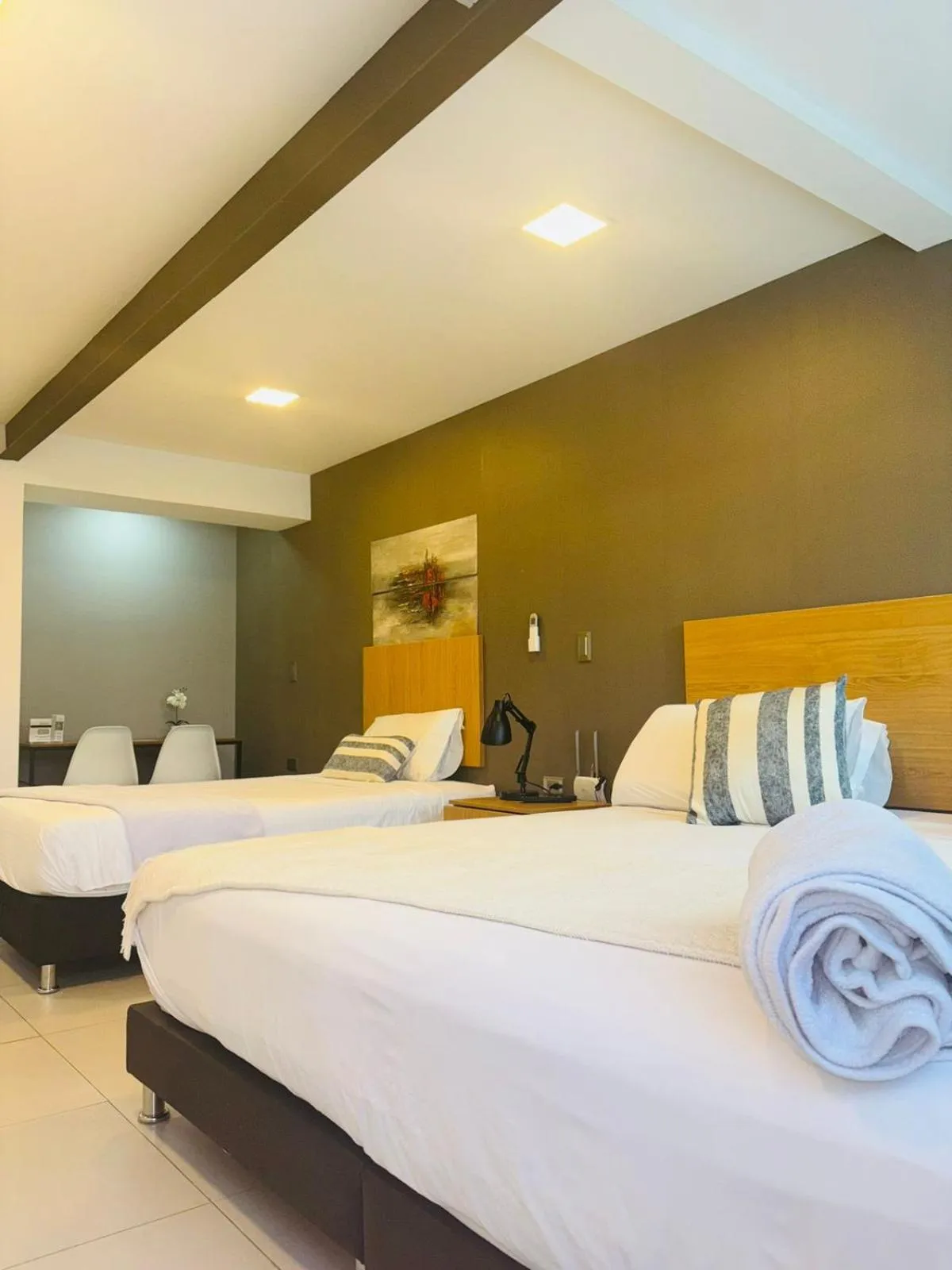 Bed in Hotel Bambu Milla De Oro