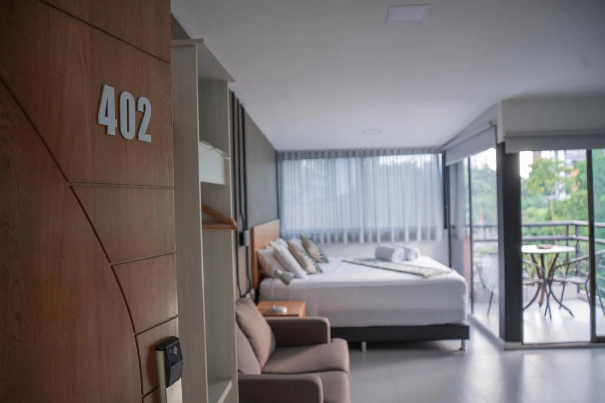 Bed in Hotel Bambu Milla De Oro