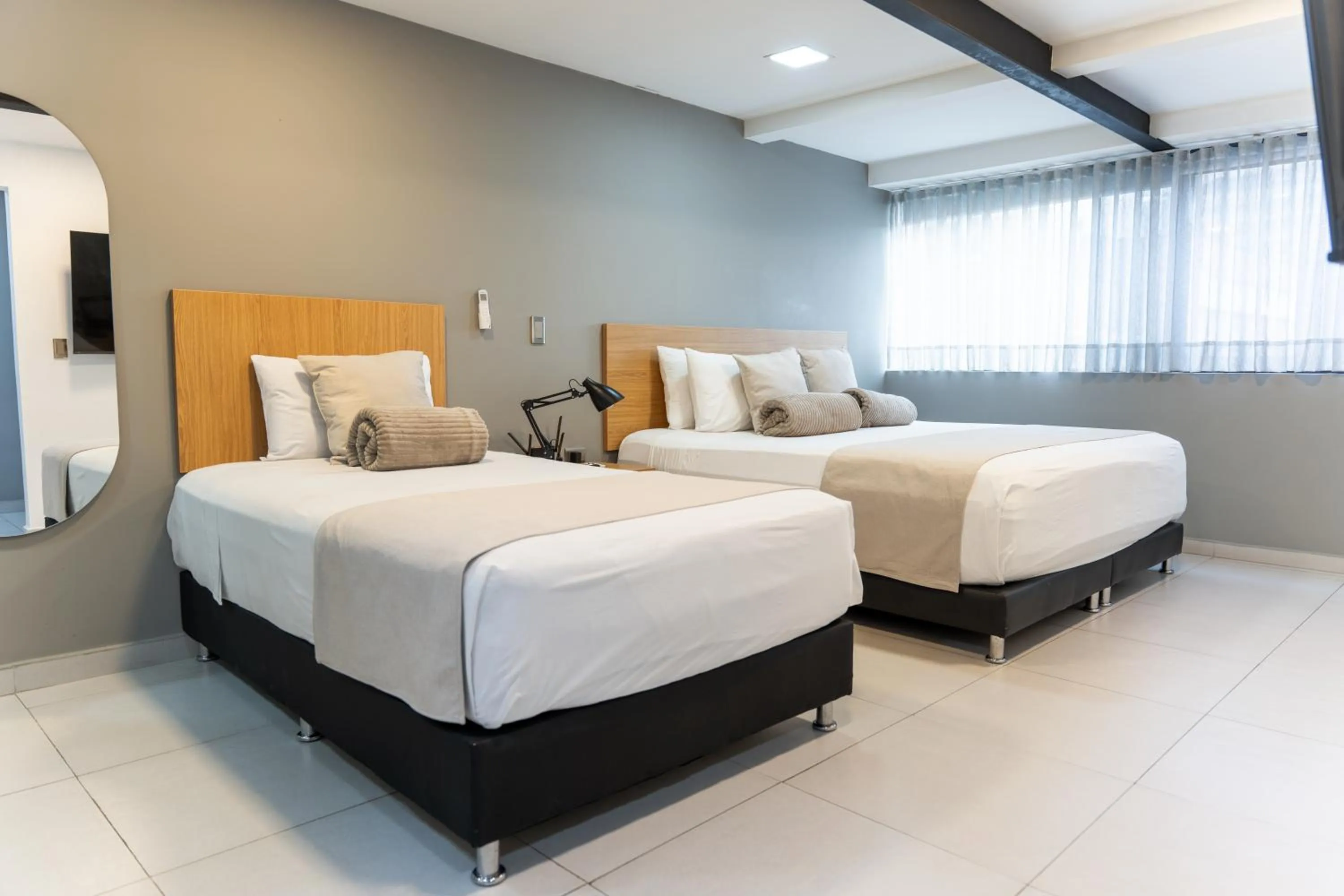 Bed in Hotel Bambu Milla De Oro