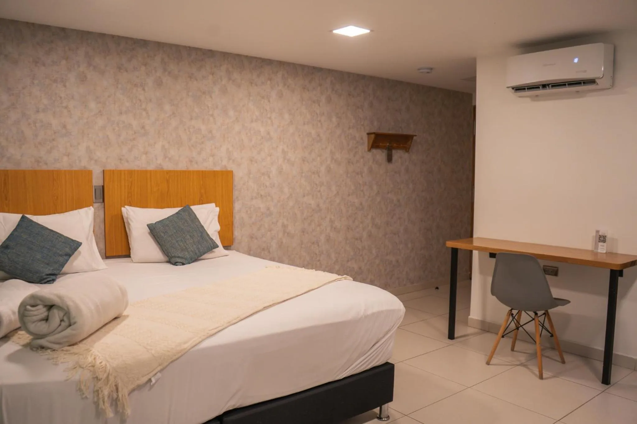 Bed in Hotel Bambu Milla De Oro