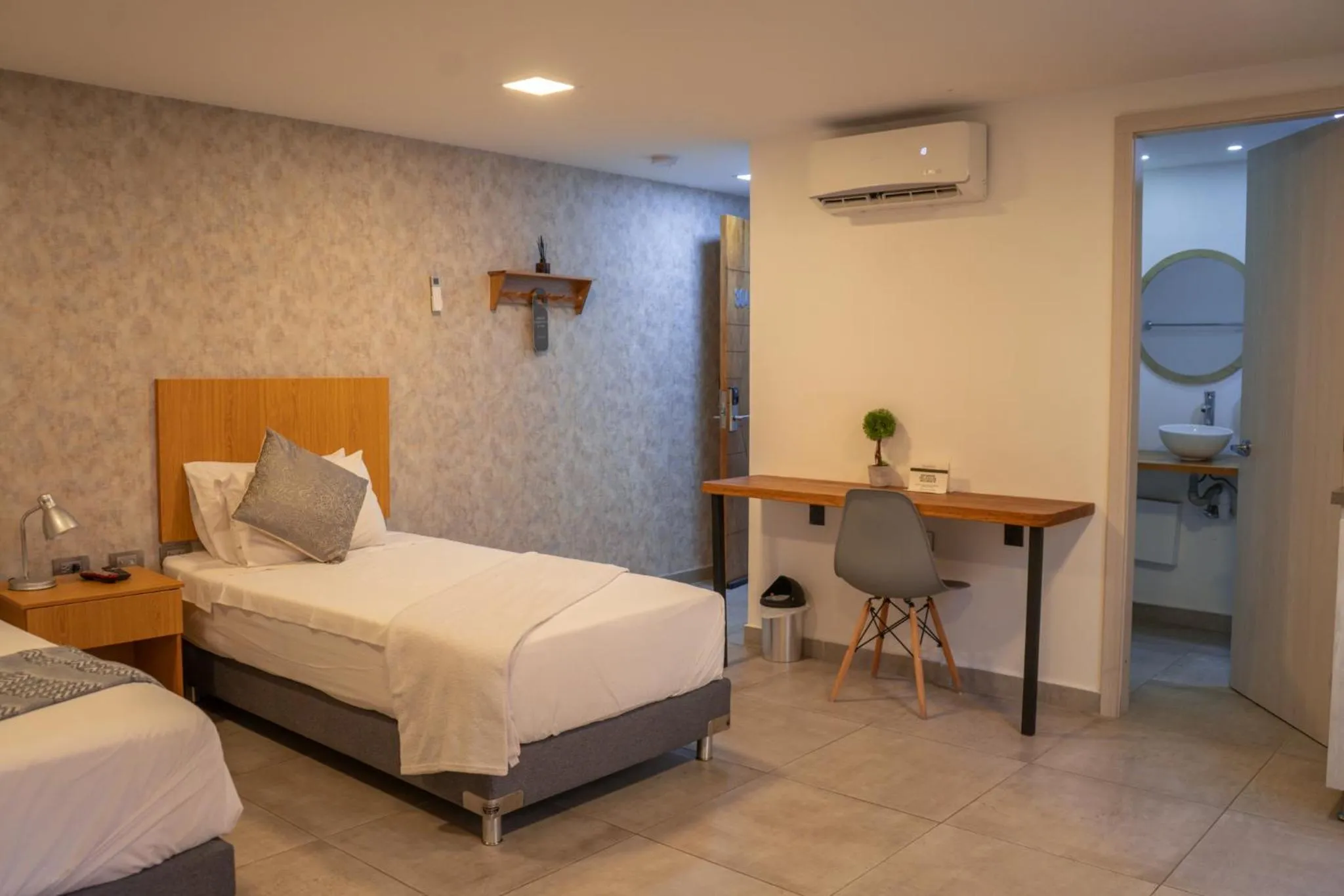 Bed in Hotel Bambu Milla De Oro