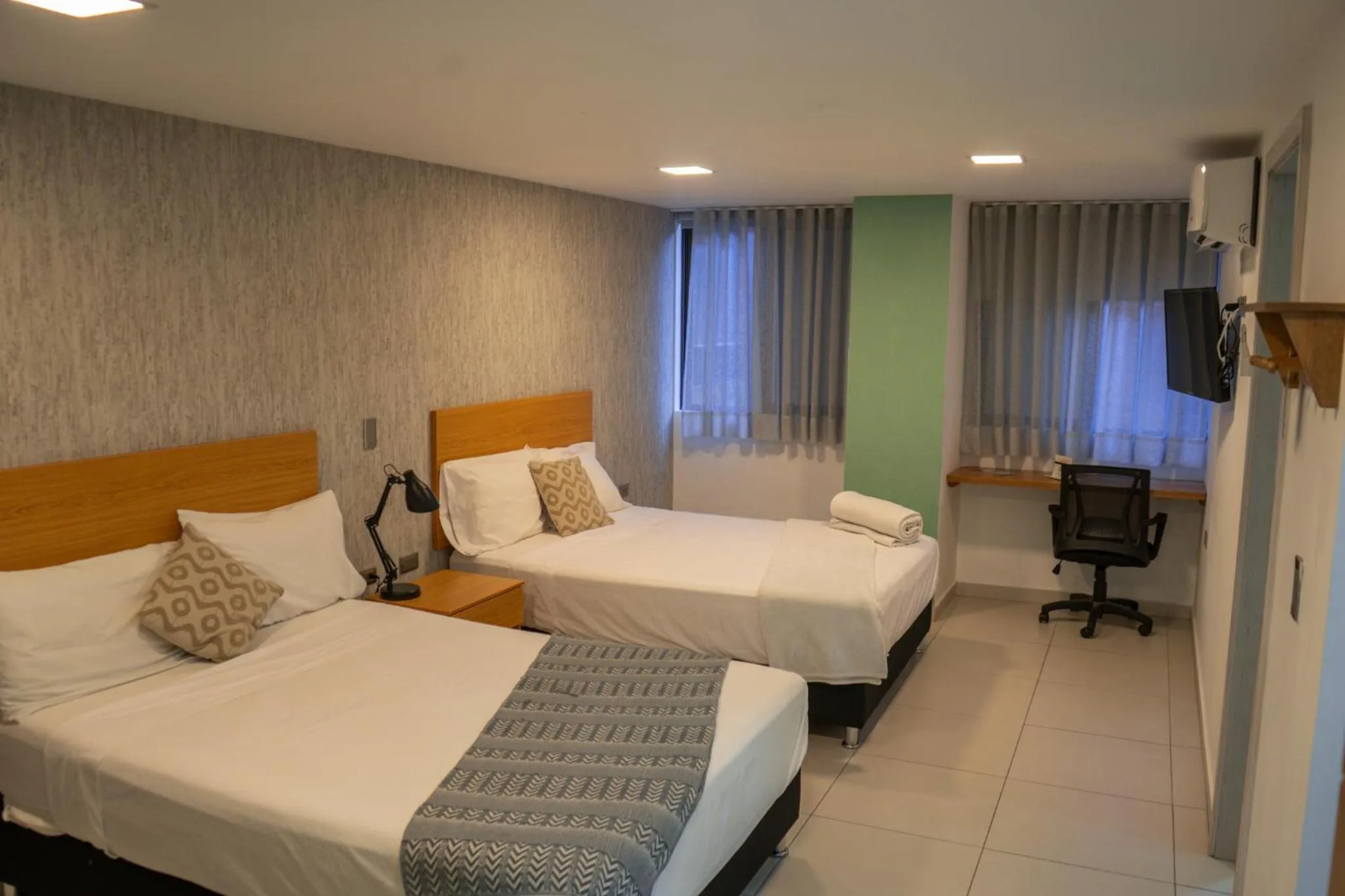 Bed in Hotel Bambu Milla De Oro