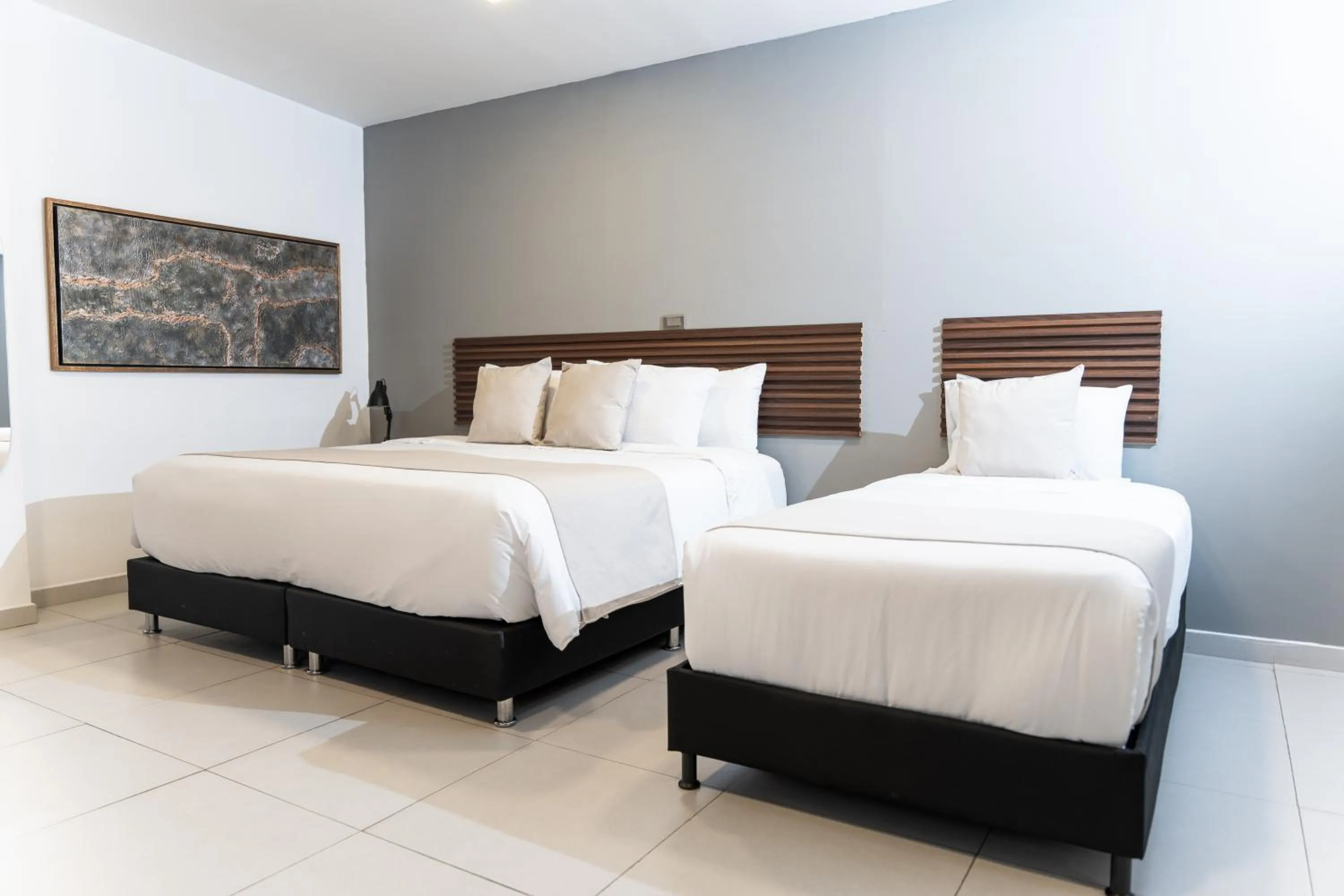 Bed in Hotel Bambu Milla De Oro