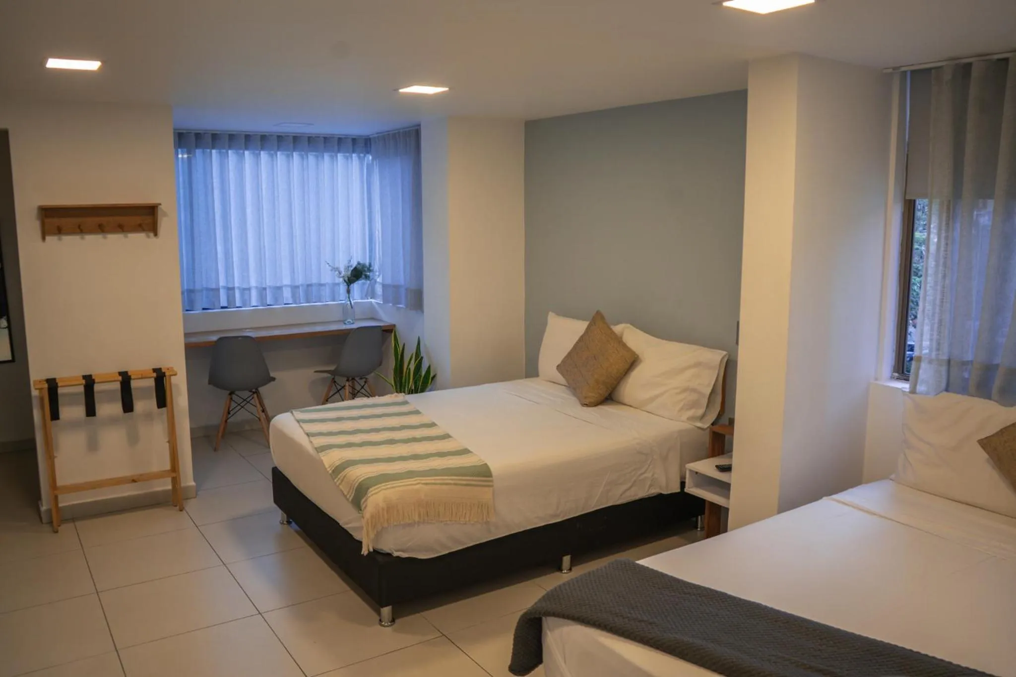 Bed in Hotel Bambu Milla De Oro