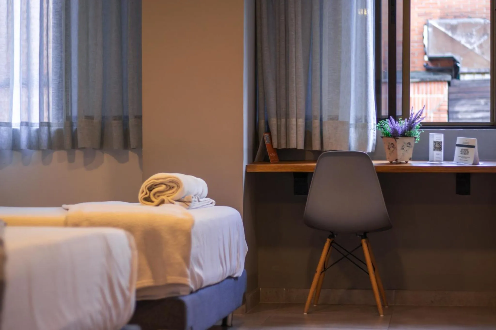 Bed in Hotel Bambu Milla De Oro